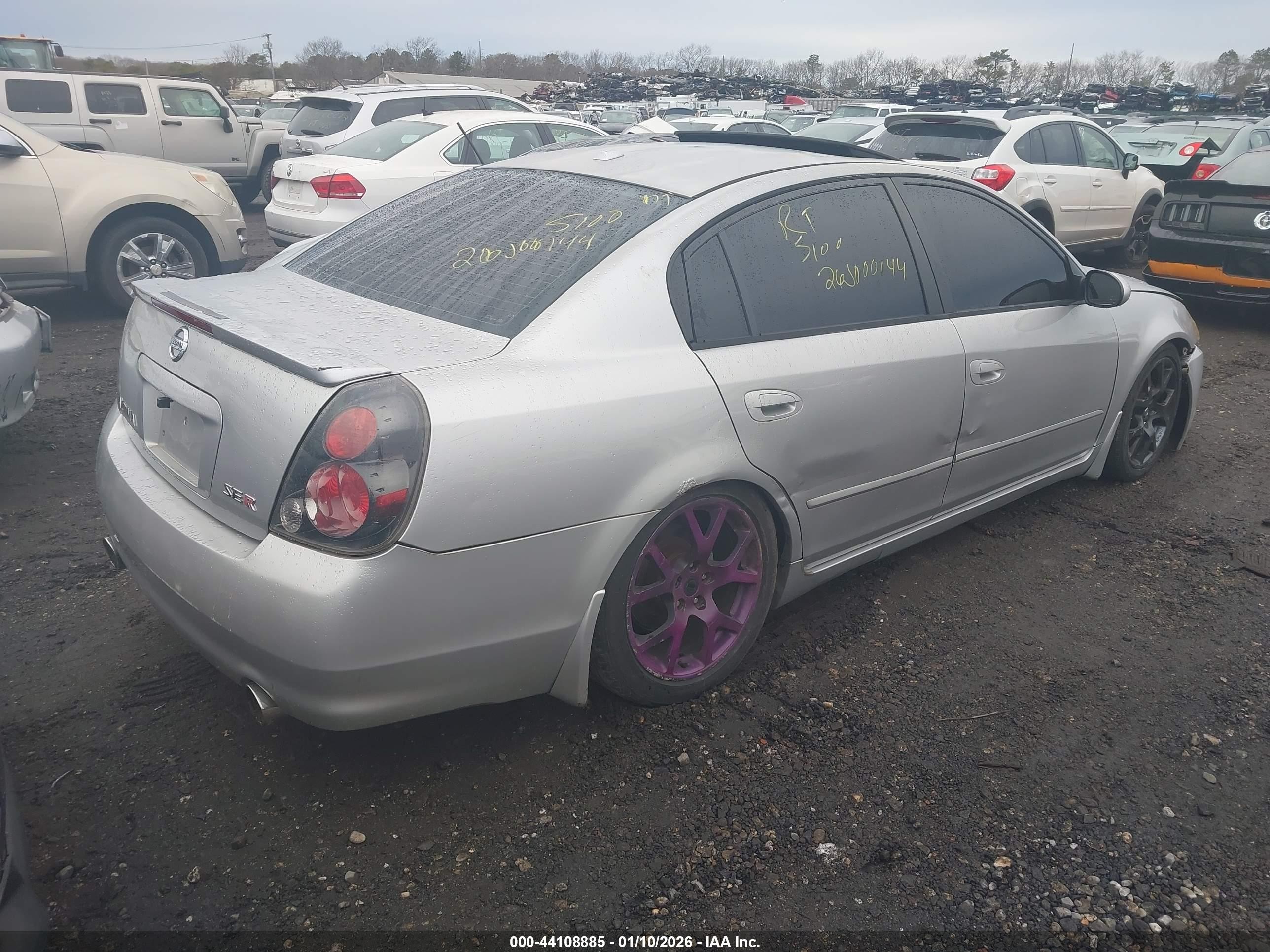 2006 Nissan Altima 3.5 Se-r Gray vin: 1N4BL11E86C138138