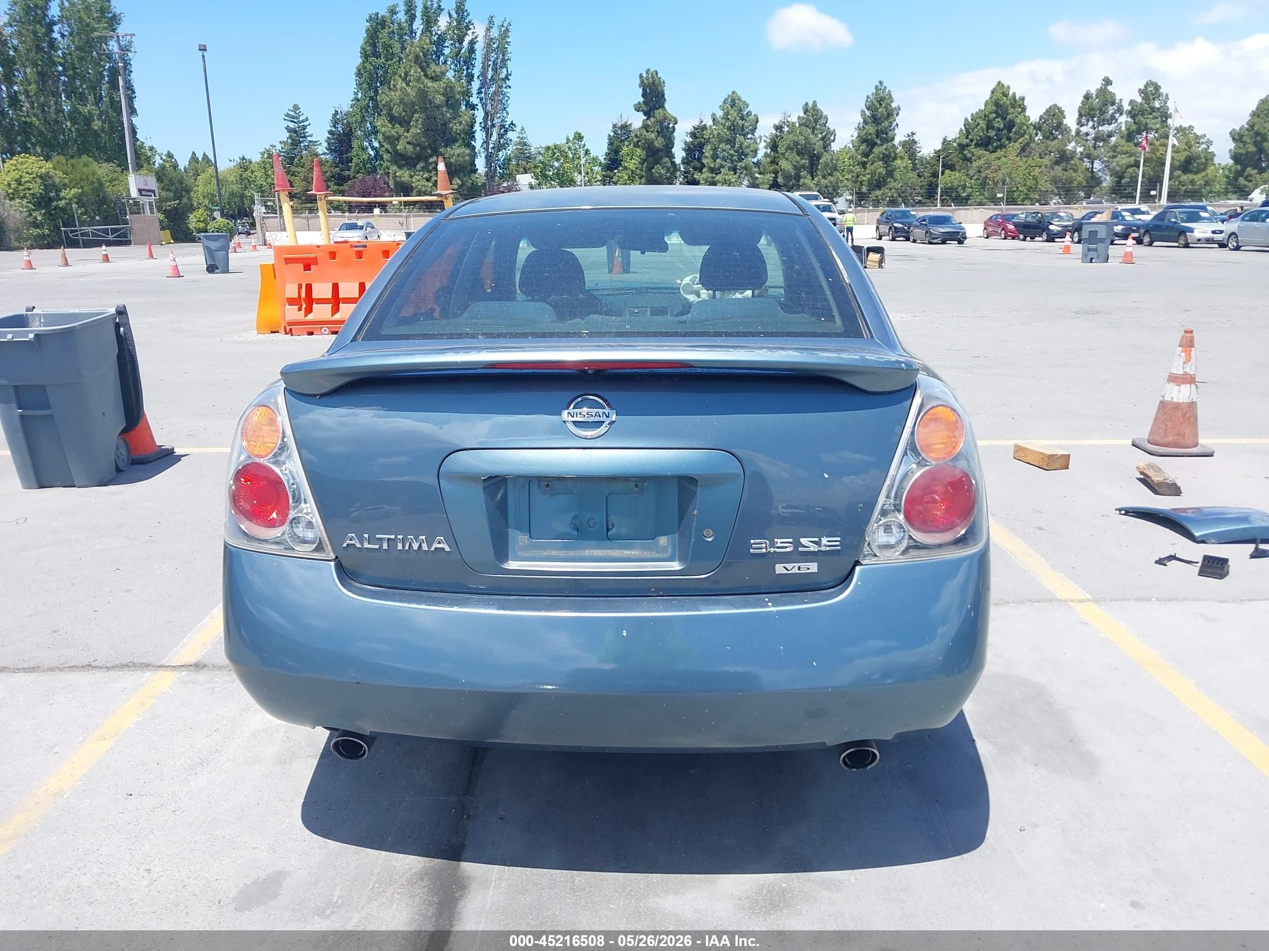 2002 Nissan Altima 3.5 Se Blue vin: 1N4BL11EX2C289606