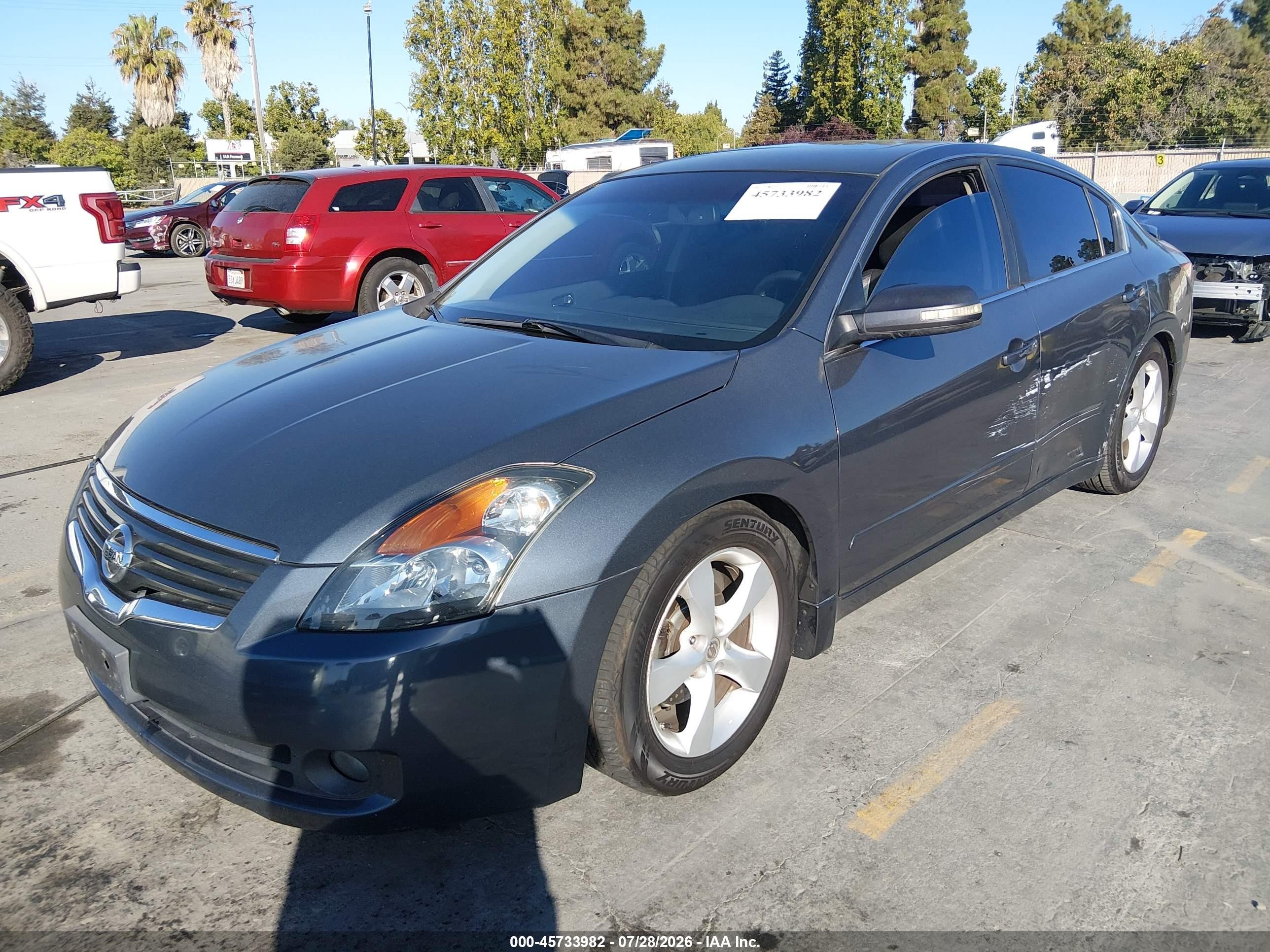 2007 Nissan Altima 3.5 Se Gray vin: 1N4BL21E07N449140