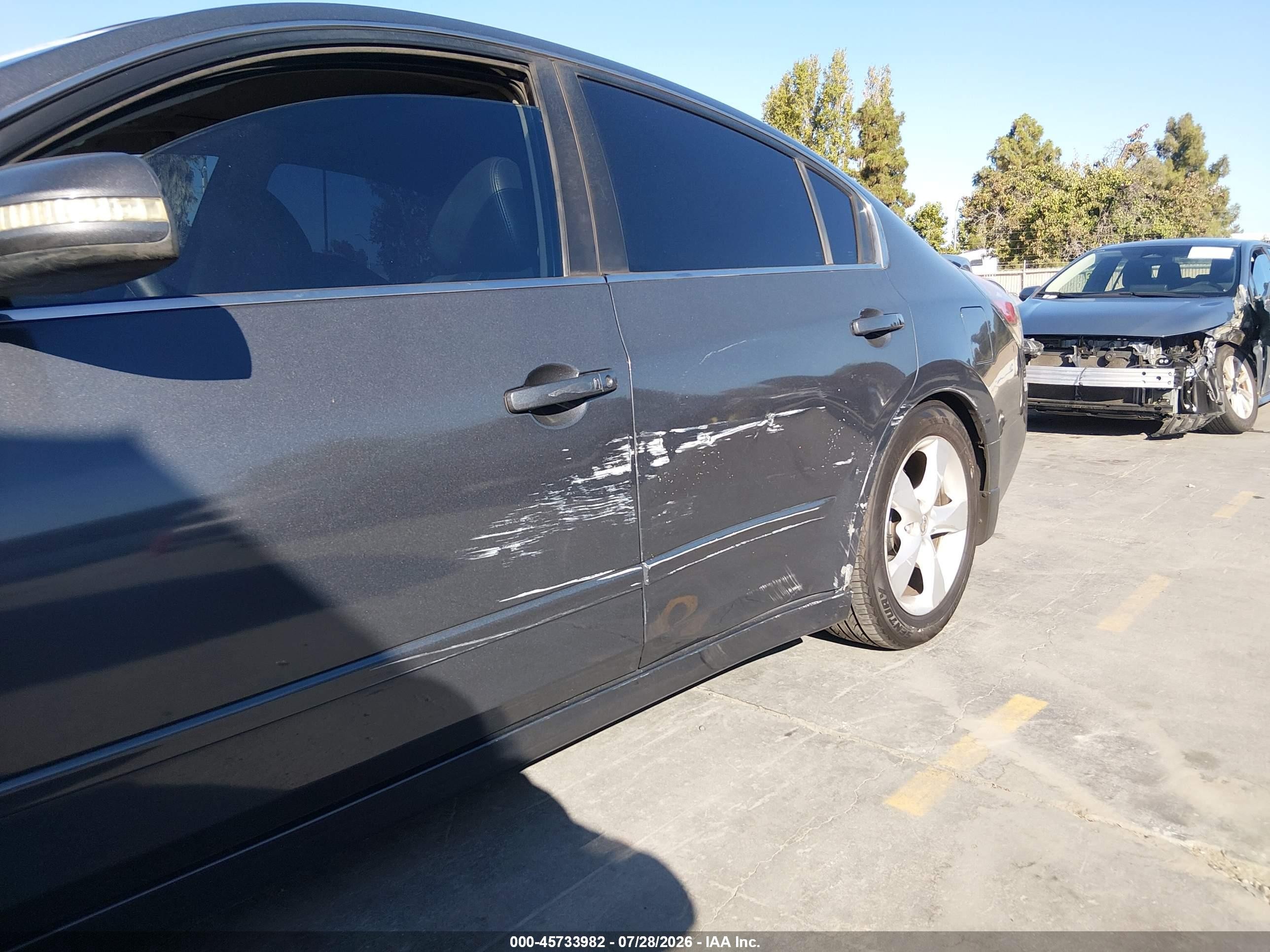 2007 Nissan Altima 3.5 Se Gray vin: 1N4BL21E07N449140