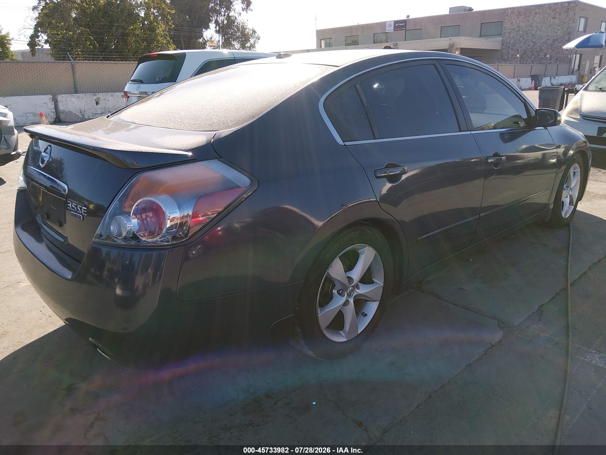 2007 Nissan Altima 3.5 Se Gray vin: 1N4BL21E07N449140