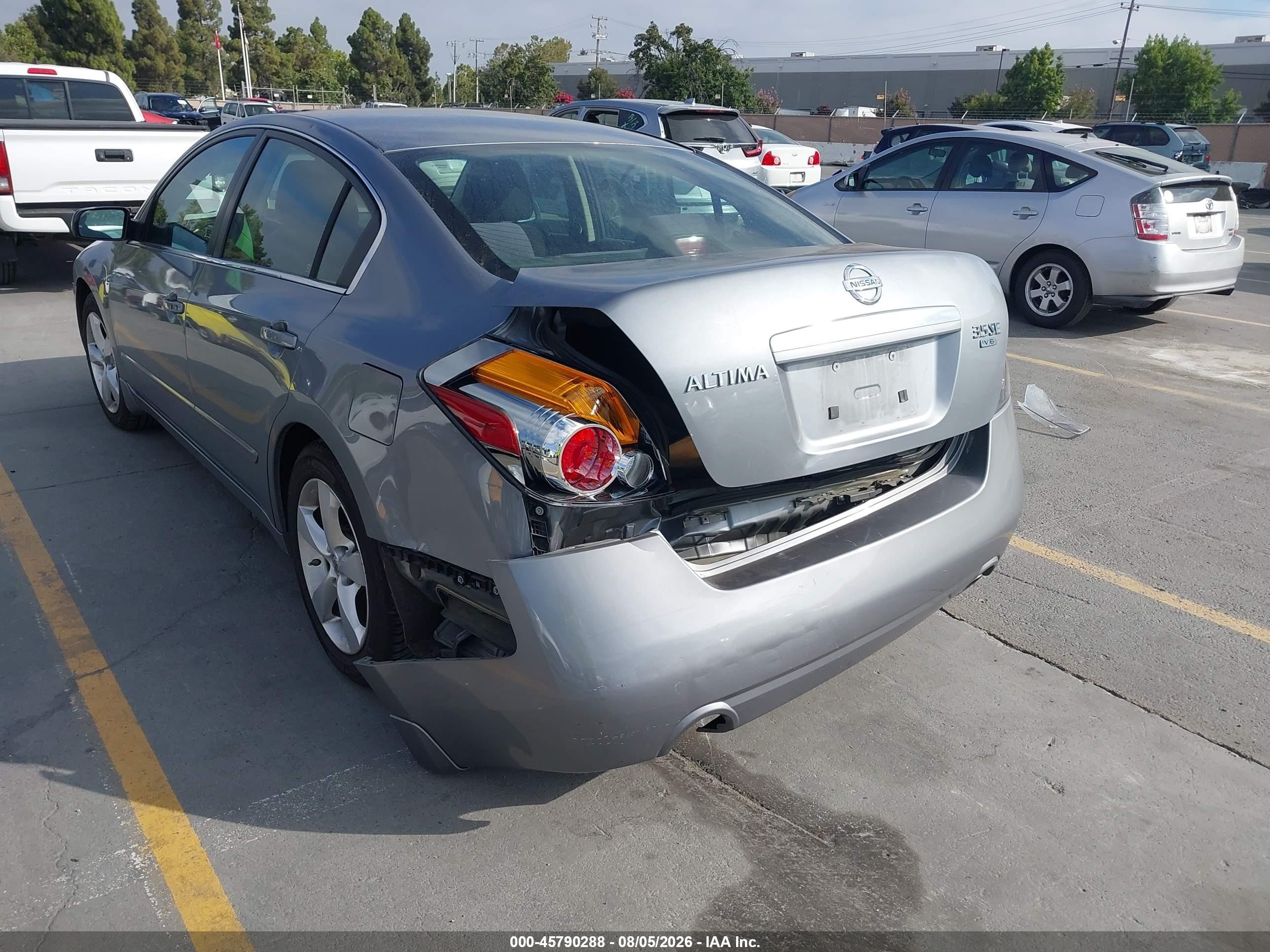 2008 Nissan Altima 3.5 Se Gray vin: 1N4BL21E08N475352