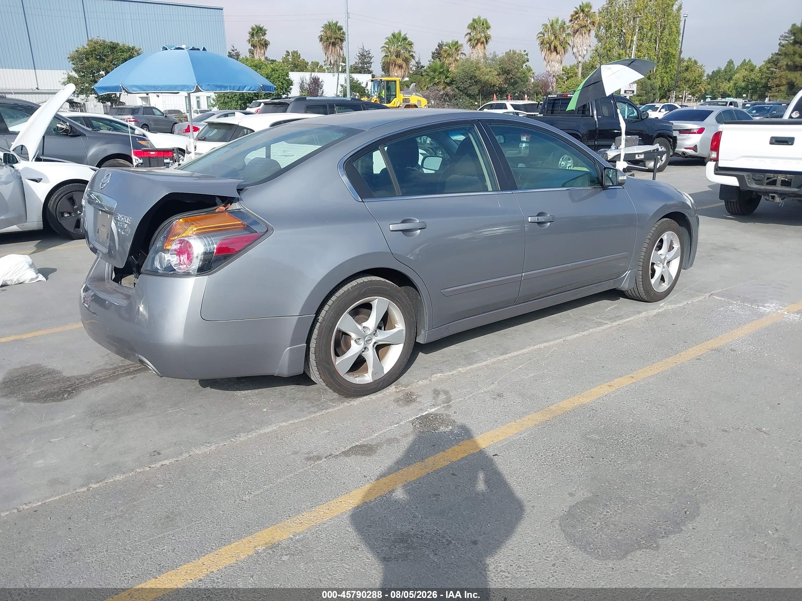 2008 Nissan Altima 3.5 Se Gray vin: 1N4BL21E08N475352