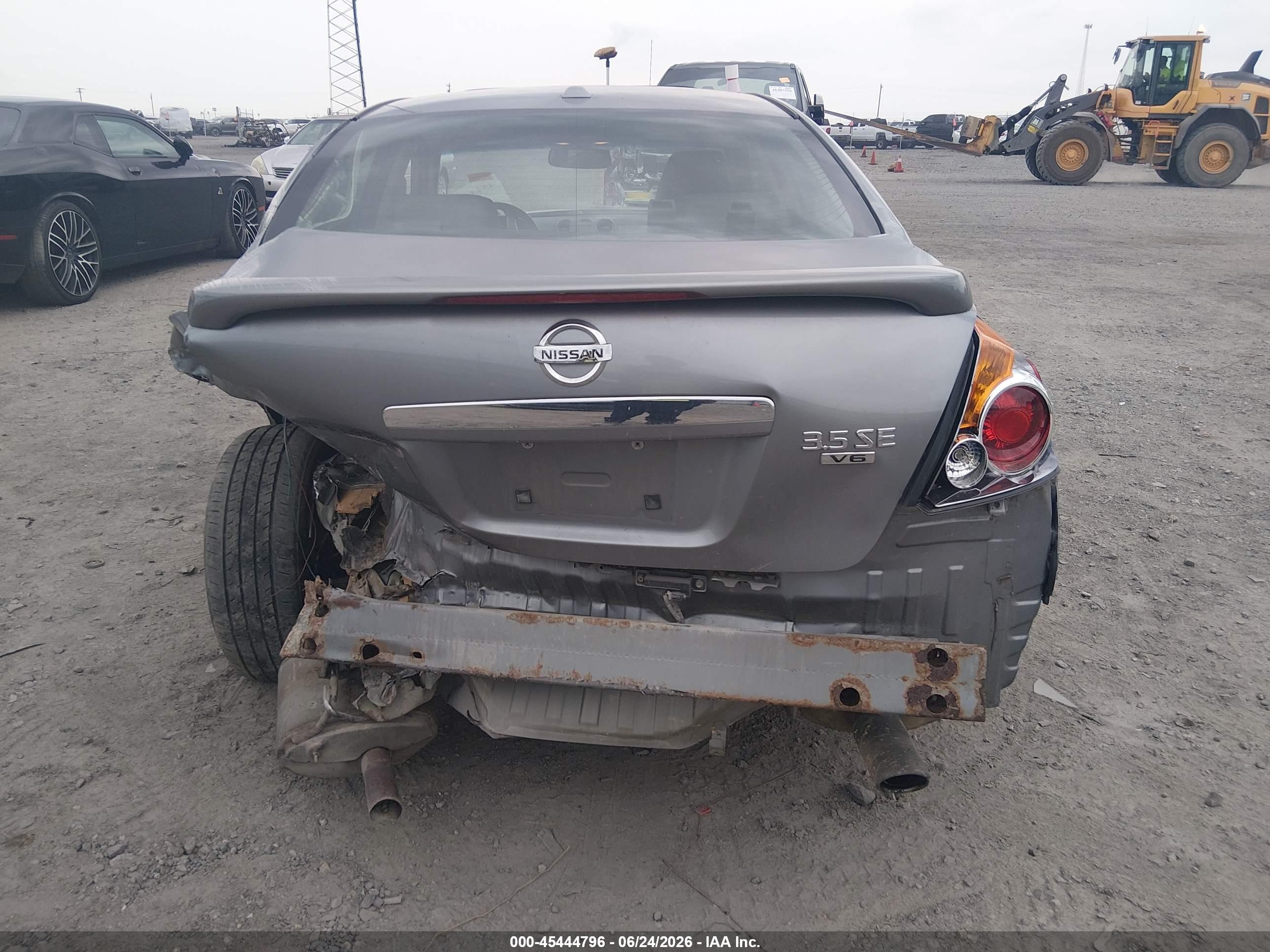 2007 Nissan Altima 3.5 Se Gray vin: 1N4BL21E17C135511