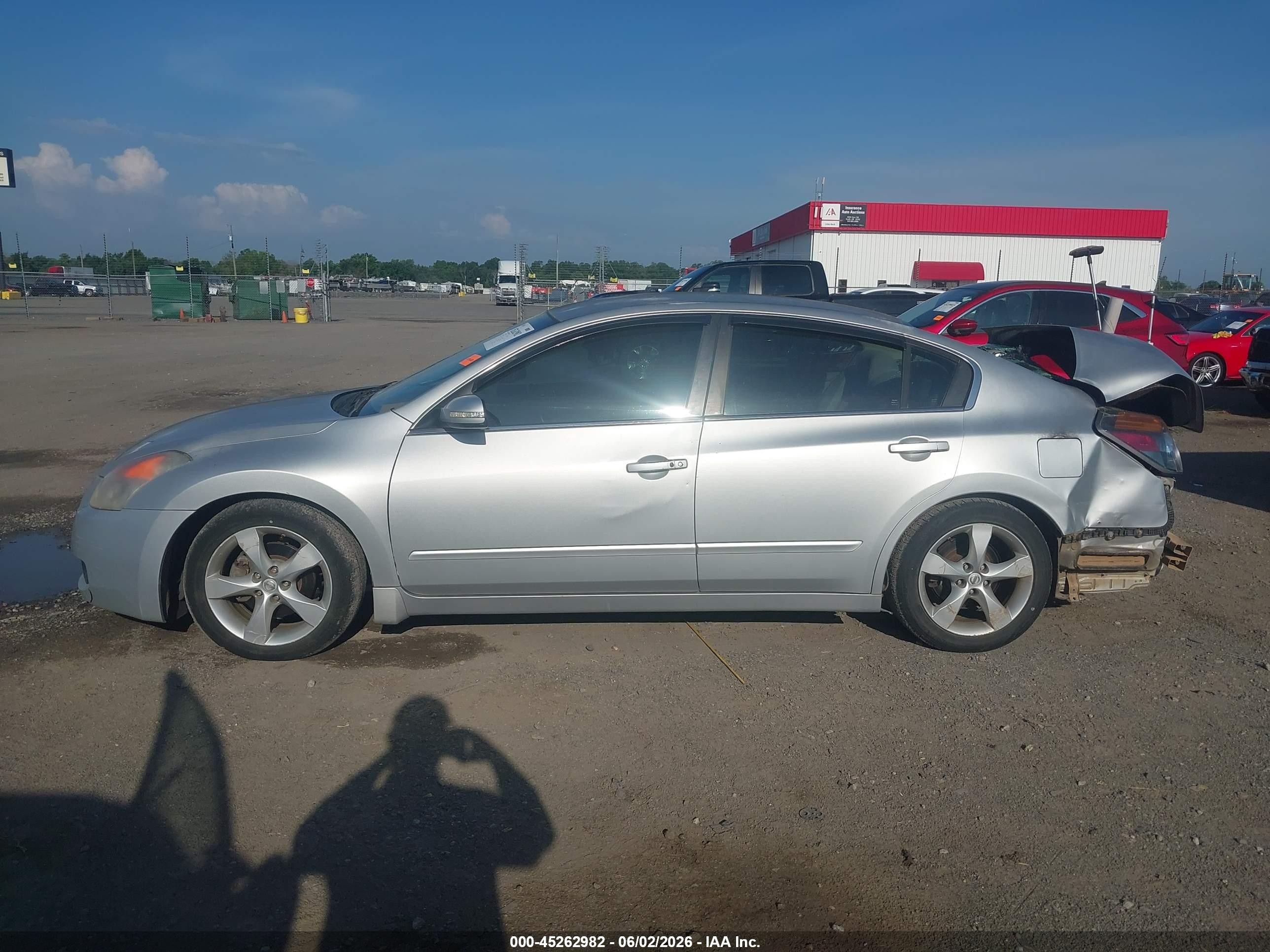 2008 Nissan Altima 3.5 Se Silver vin: 1N4BL21E28N464580