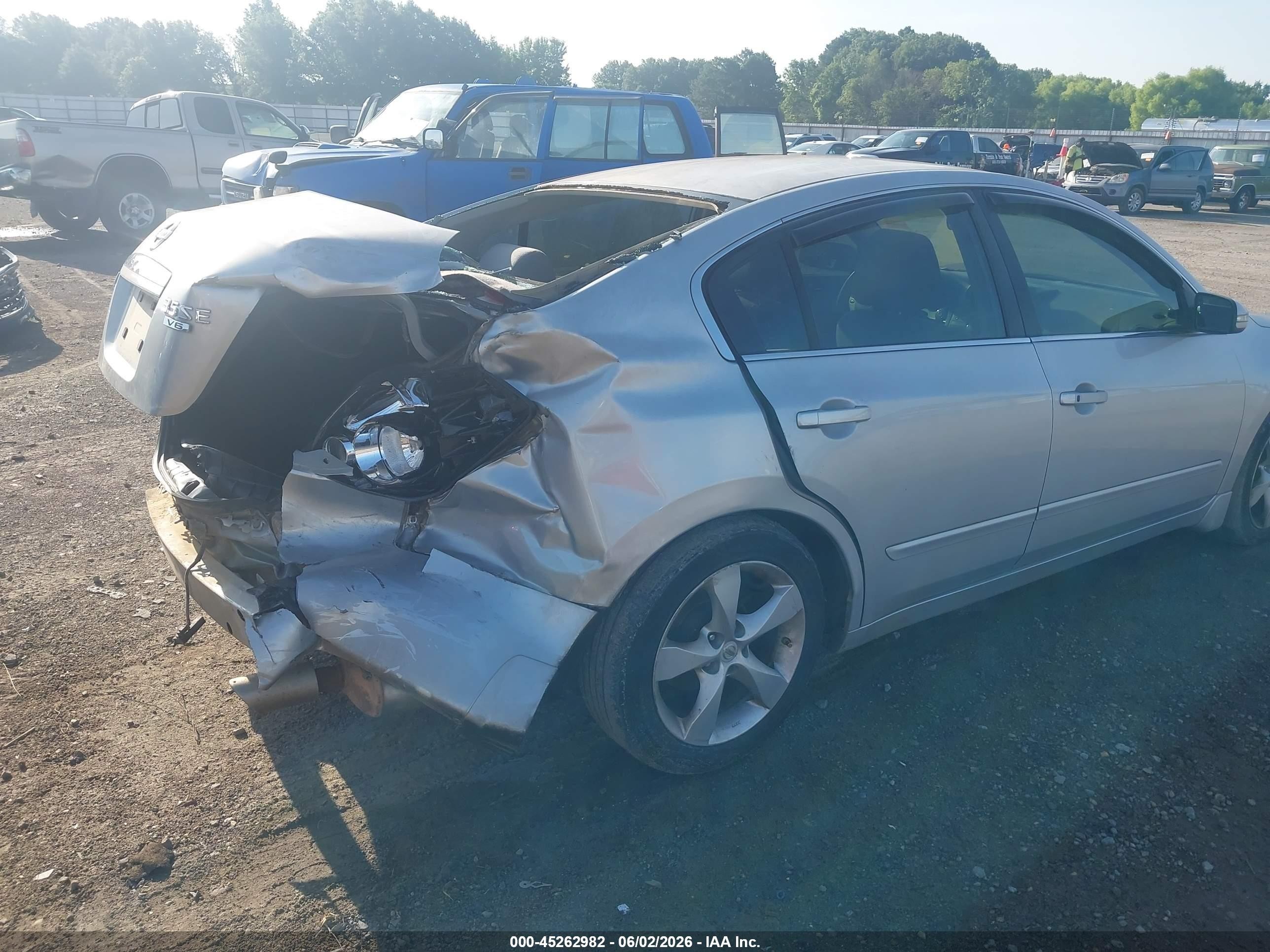 2008 Nissan Altima 3.5 Se Silver vin: 1N4BL21E28N464580