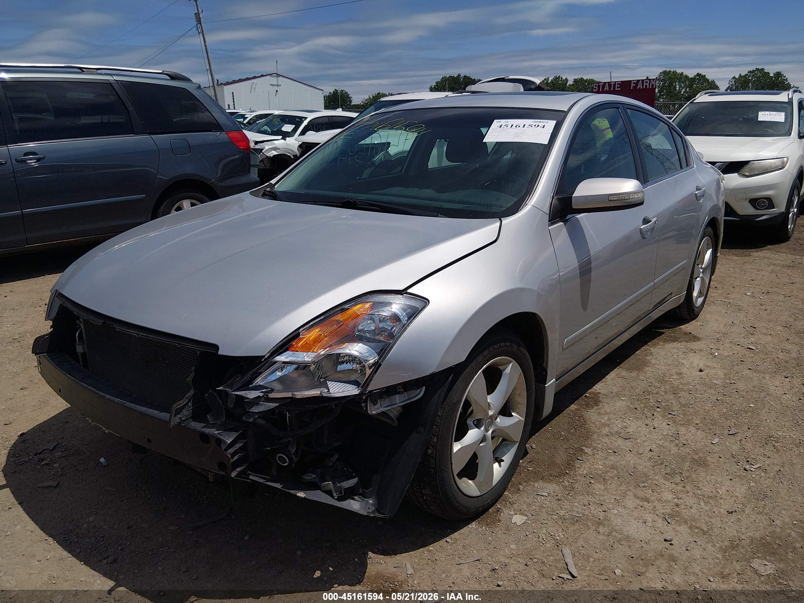 2008 Nissan Altima 3.5 Se Silver vin: 1N4BL21E38N461803