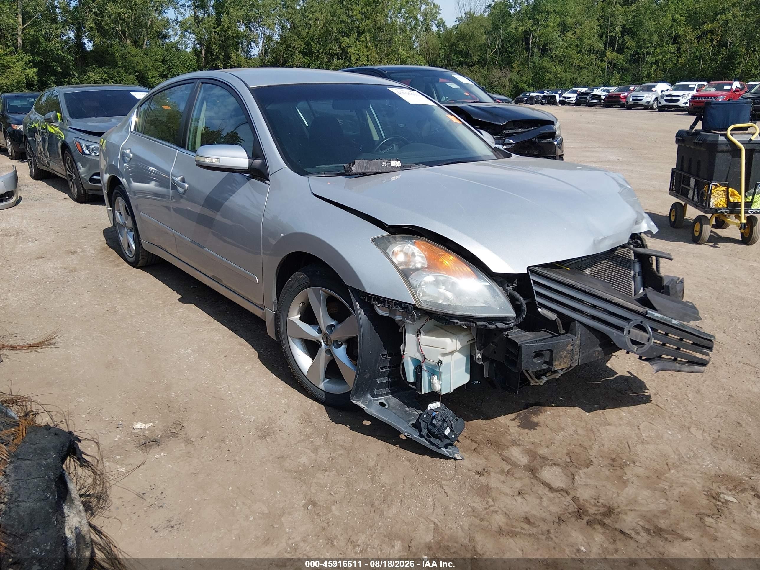 2009 Nissan Altima 3.5 Se Silver vin: 1N4BL21E39N404034