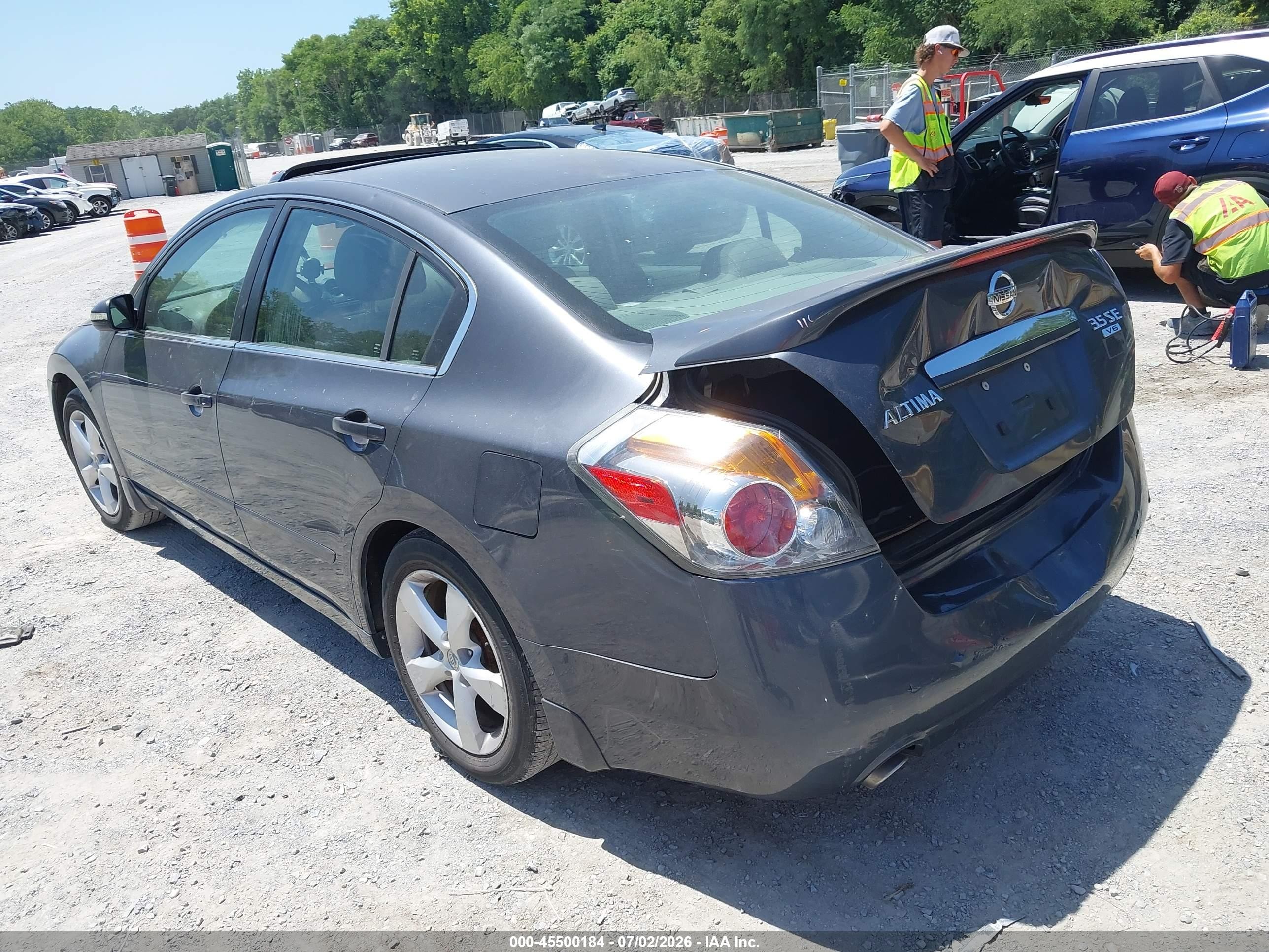 2008 Nissan Altima 3.5 Se Gray vin: 1N4BL21E48N487150