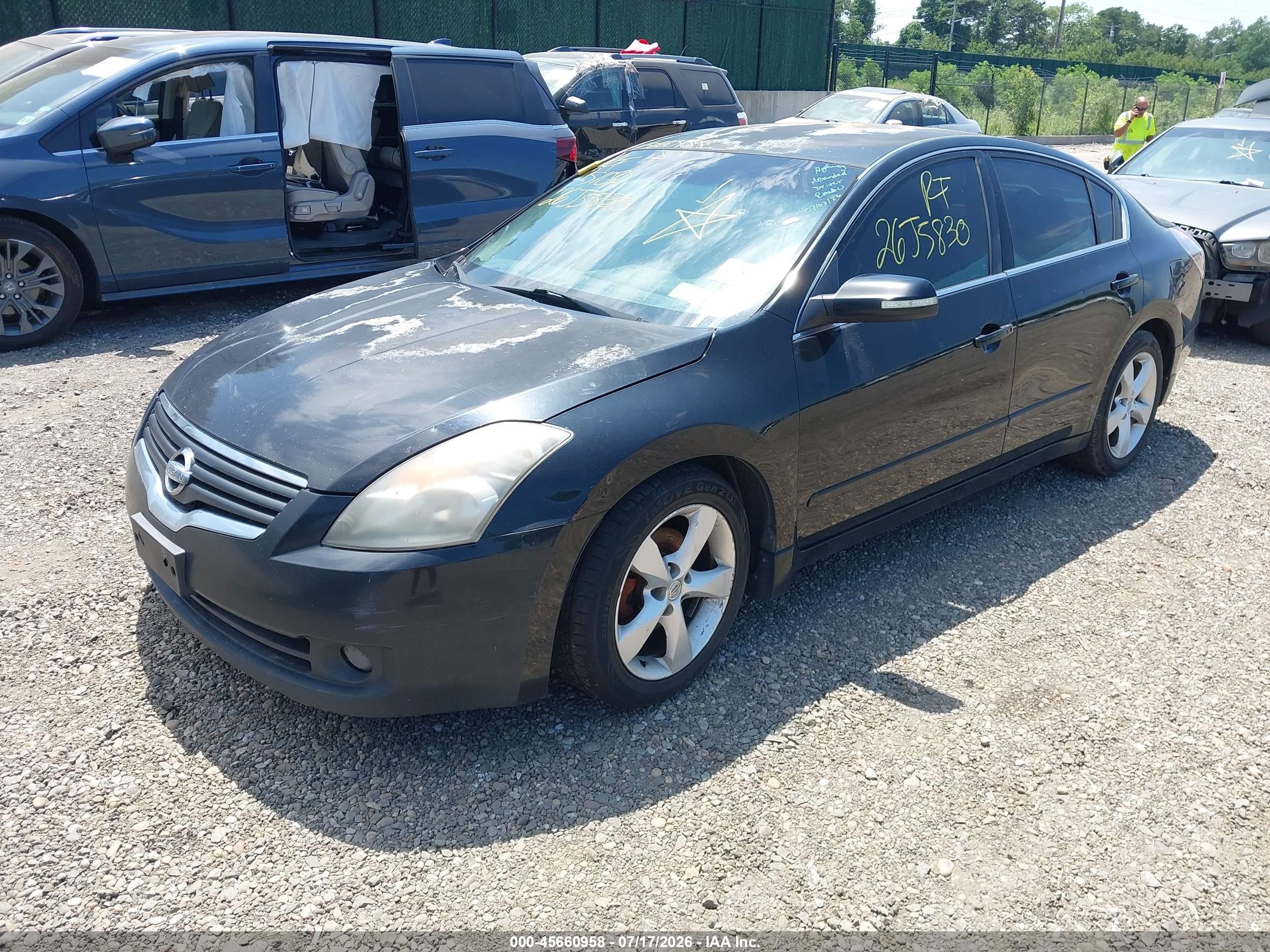 2009 Nissan Altima 3.5 Se Black vin: 1N4BL21E49C129849