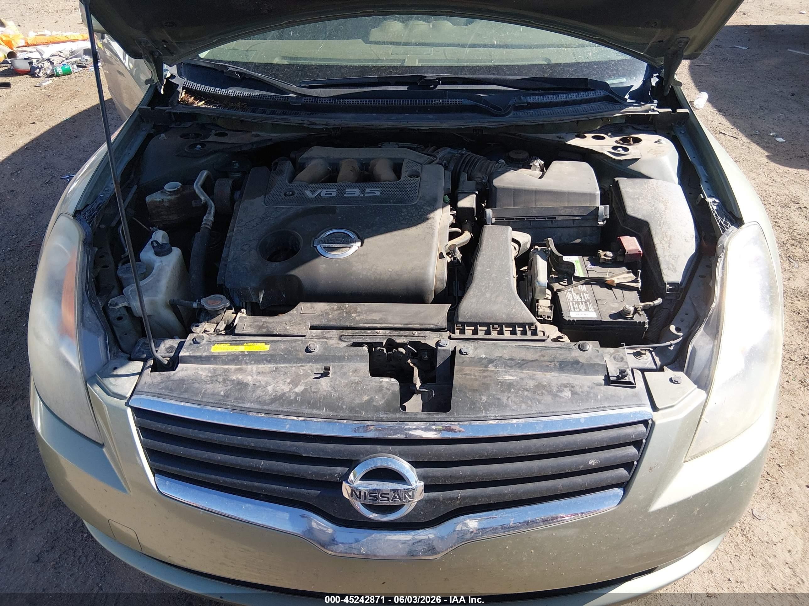 2008 Nissan Altima 3.5 Se Зеленый vin: 1N4BL21E58N444114