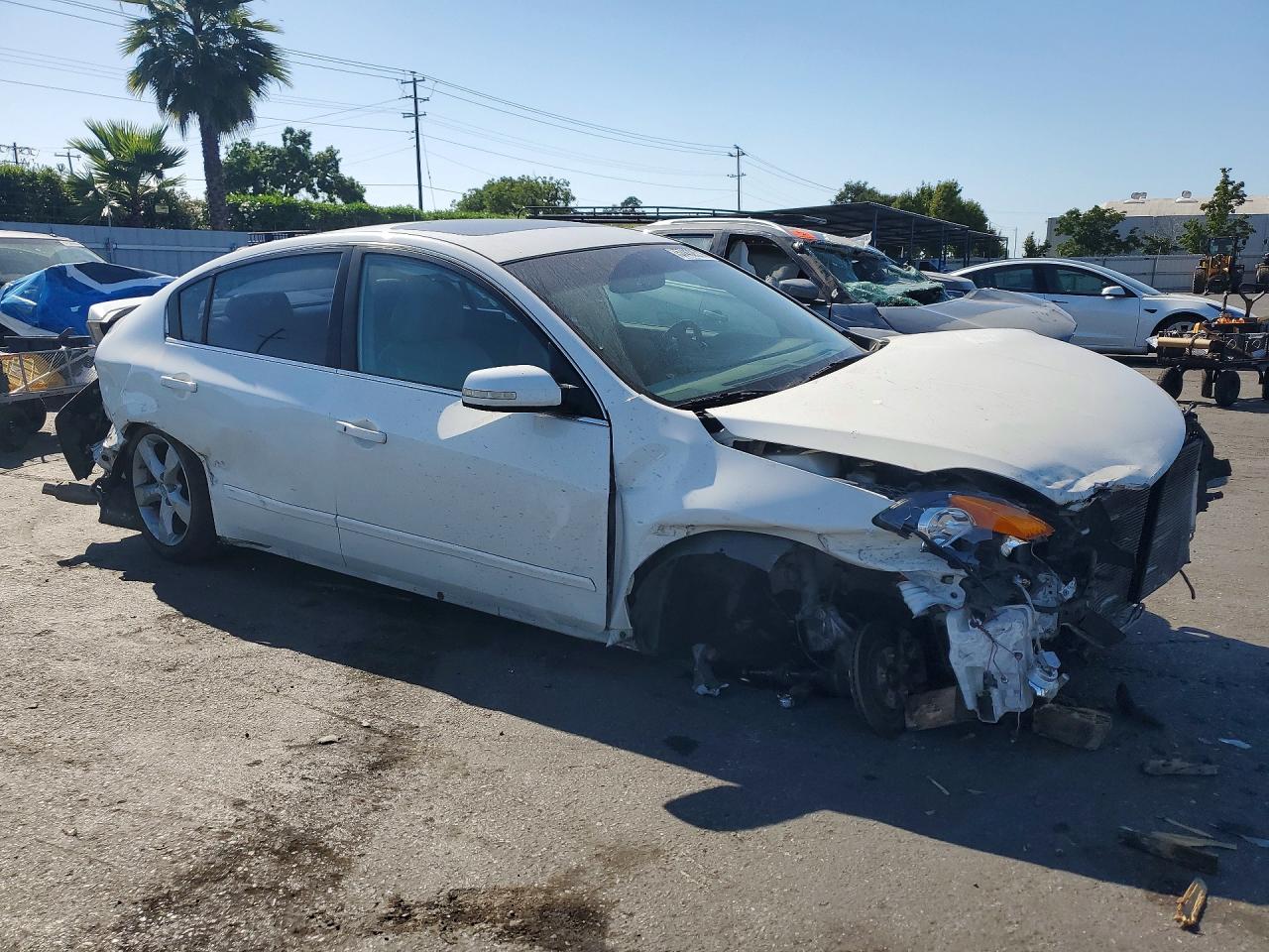 2008 Nissan Altima 3.5 Se White vin: 1N4BL21E78N441019