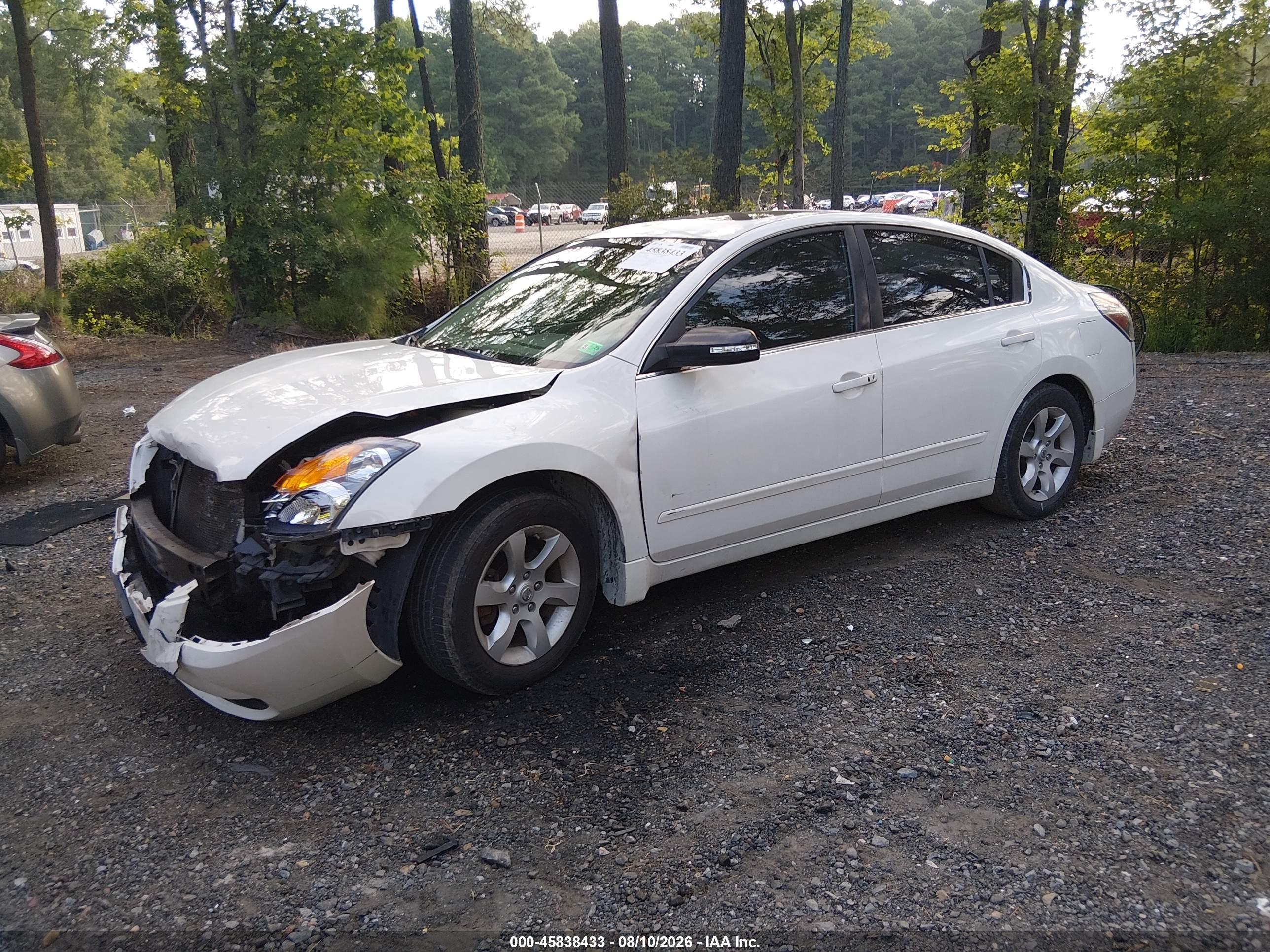 2009 Nissan Altima 3.5 Sl White vin: 1N4BL21E79C197028