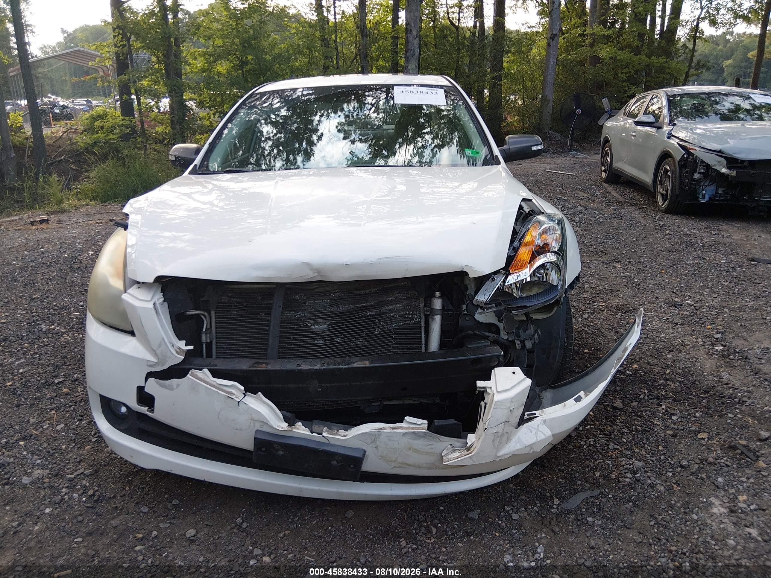 2009 Nissan Altima 3.5 Sl White vin: 1N4BL21E79C197028