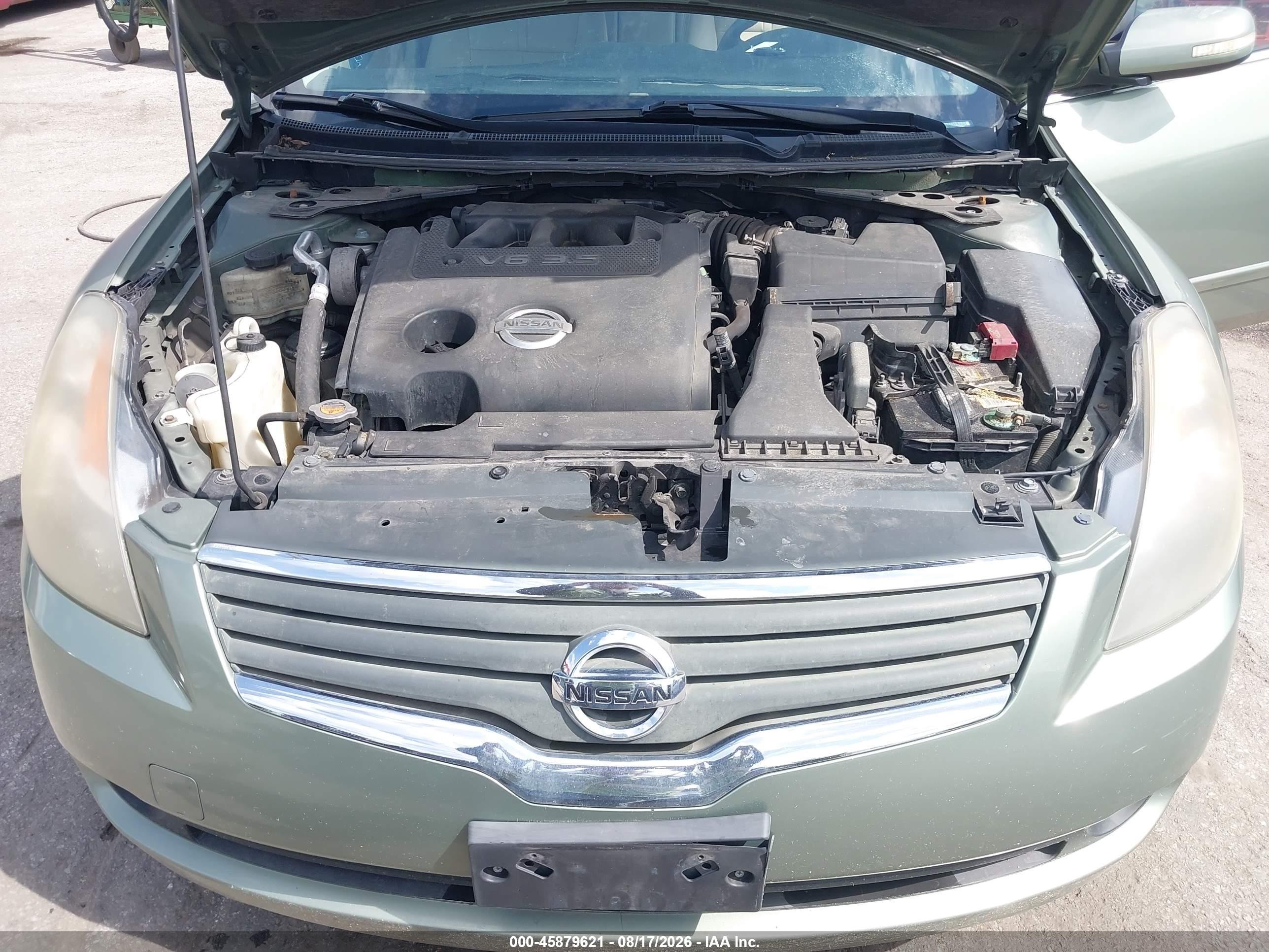 2008 Nissan Altima 3.5 Sl Green vin: 1N4BL21E88N439358