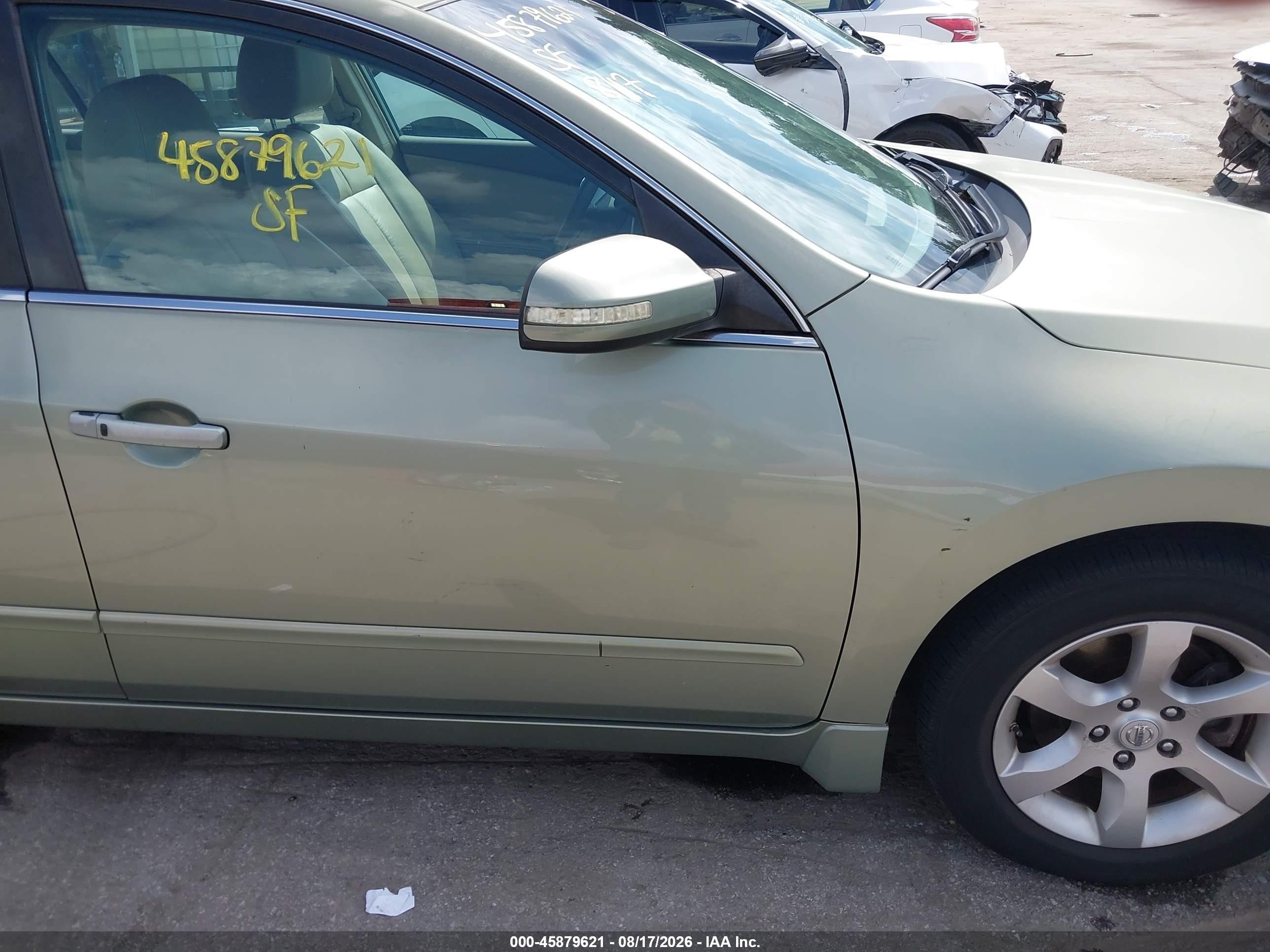 2008 Nissan Altima 3.5 Sl Green vin: 1N4BL21E88N439358