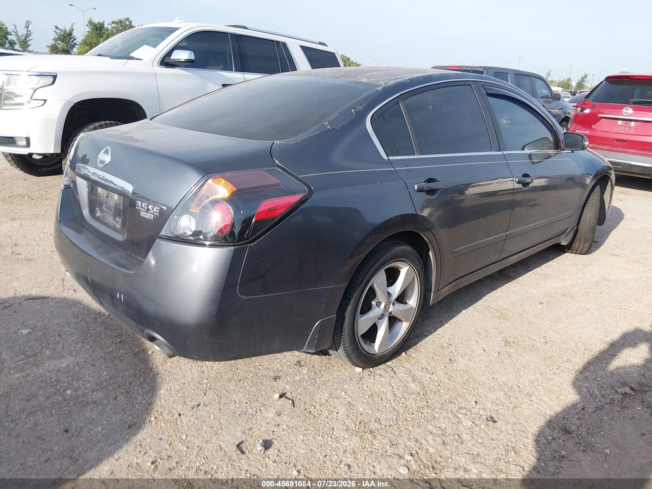 2009 Nissan Altima 3.5 Se Gray vin: 1N4BL21E89C143902
