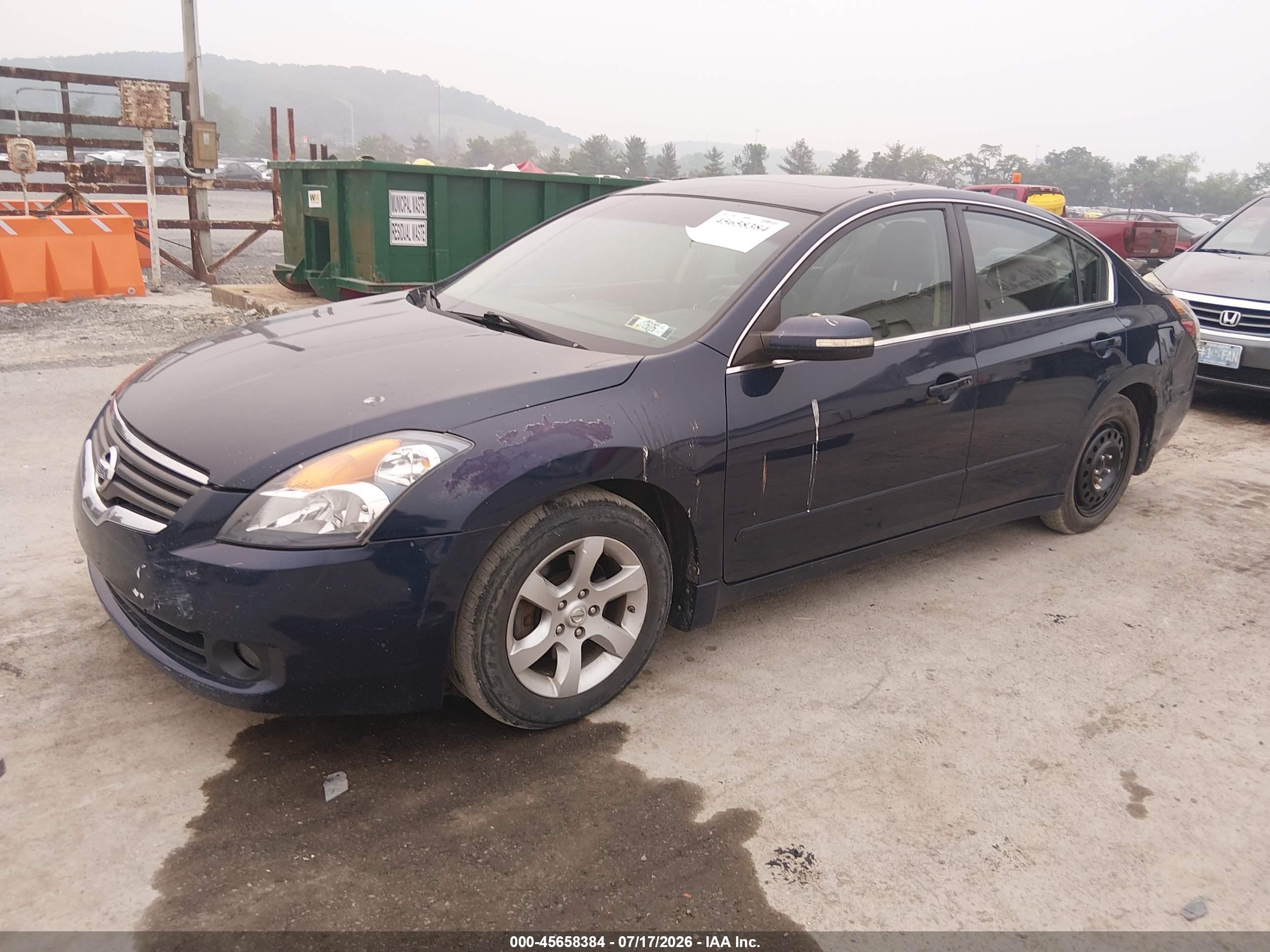 2008 Nissan Altima 3.5 Sl Blue vin: 1N4BL21E98N484292