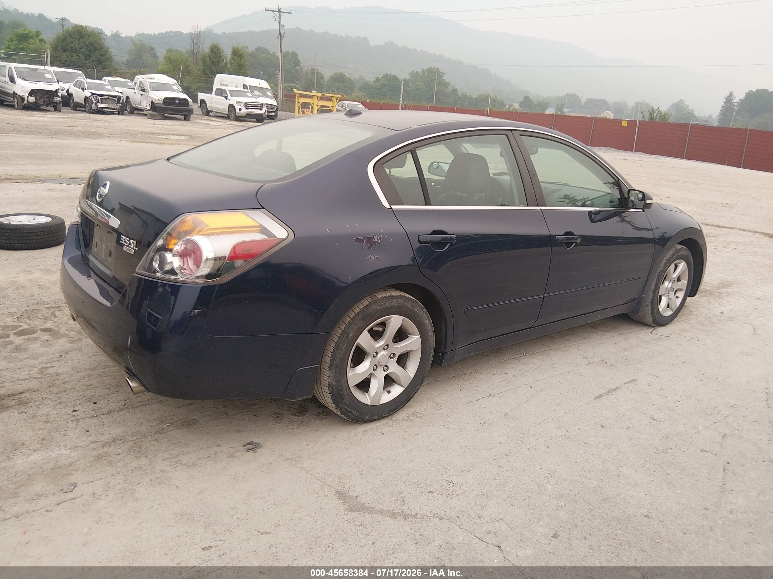 2008 Nissan Altima 3.5 Sl Blue vin: 1N4BL21E98N484292