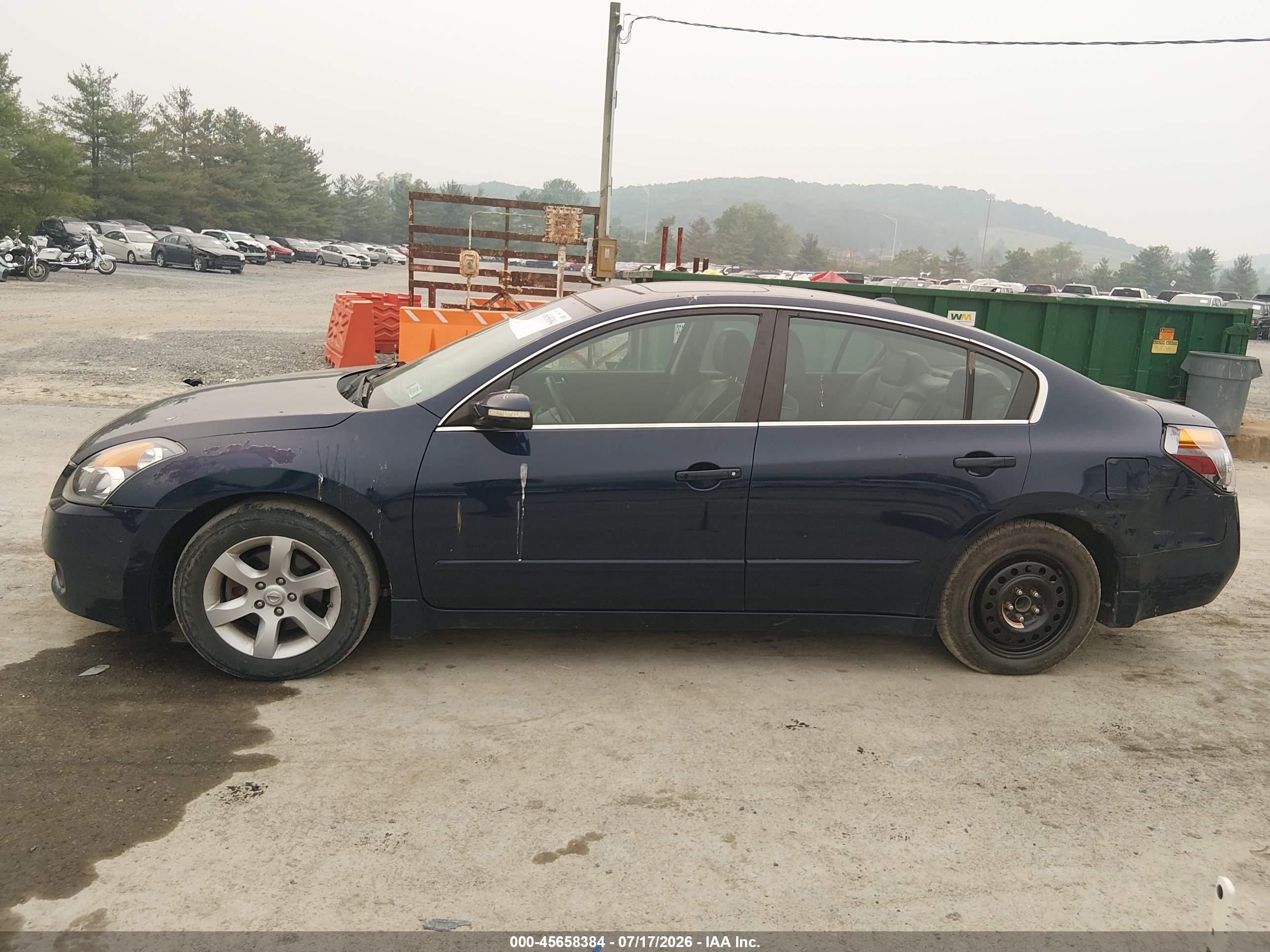2008 Nissan Altima 3.5 Sl Blue vin: 1N4BL21E98N484292