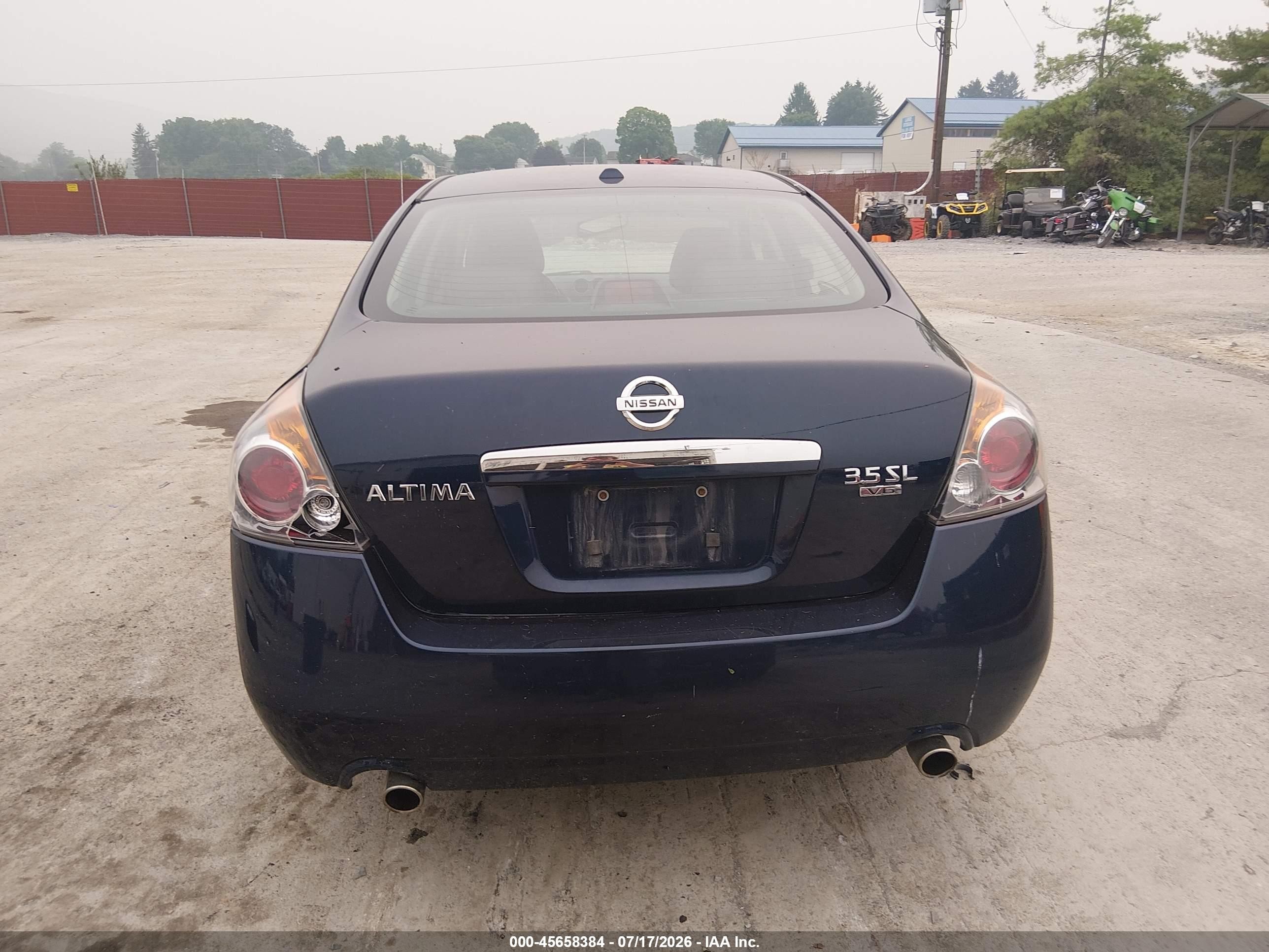 2008 Nissan Altima 3.5 Sl Blue vin: 1N4BL21E98N484292