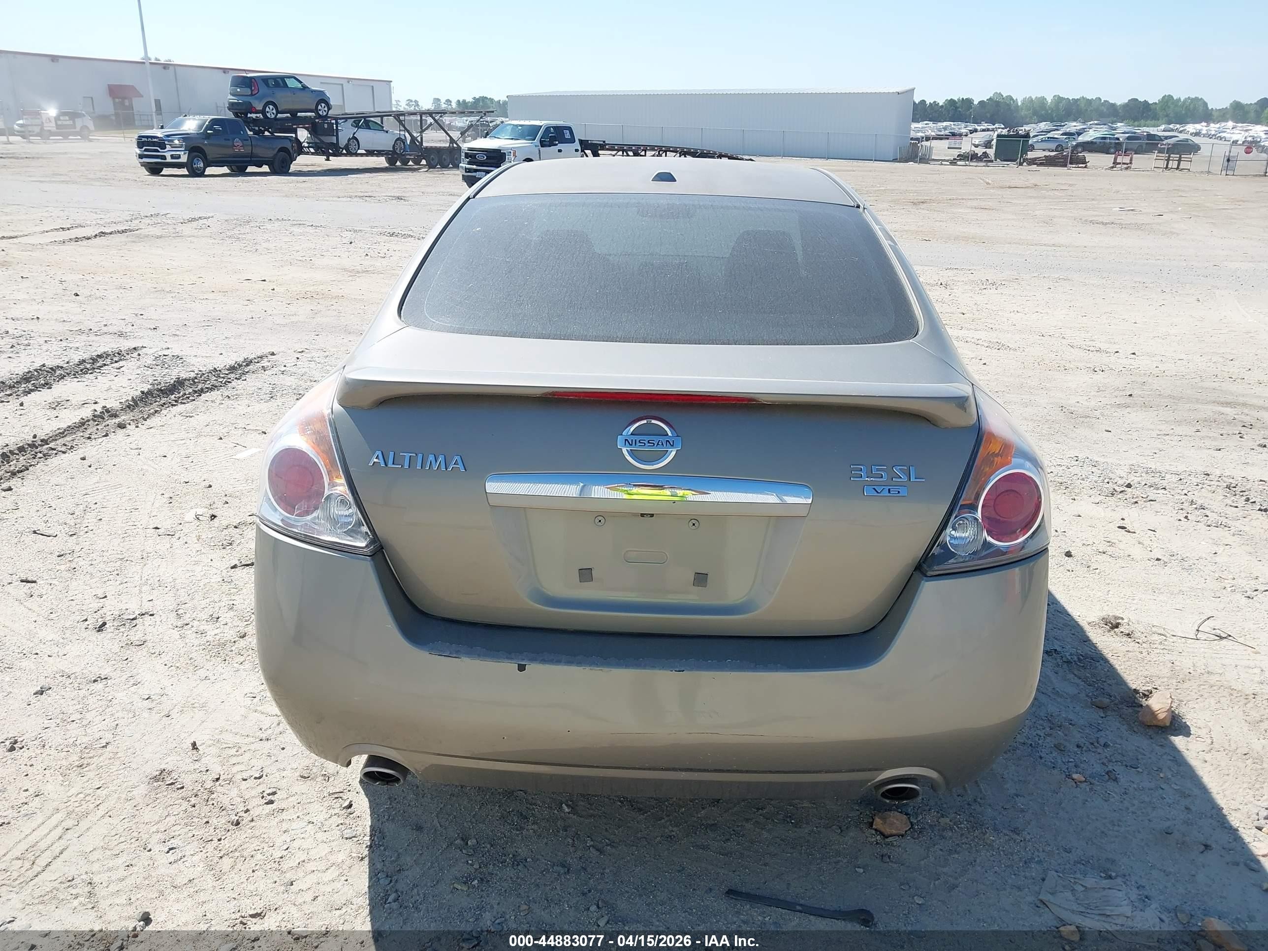 2007 Nissan Altima 3.5 Sl Золотой vin: 1N4BL21EX7C210691