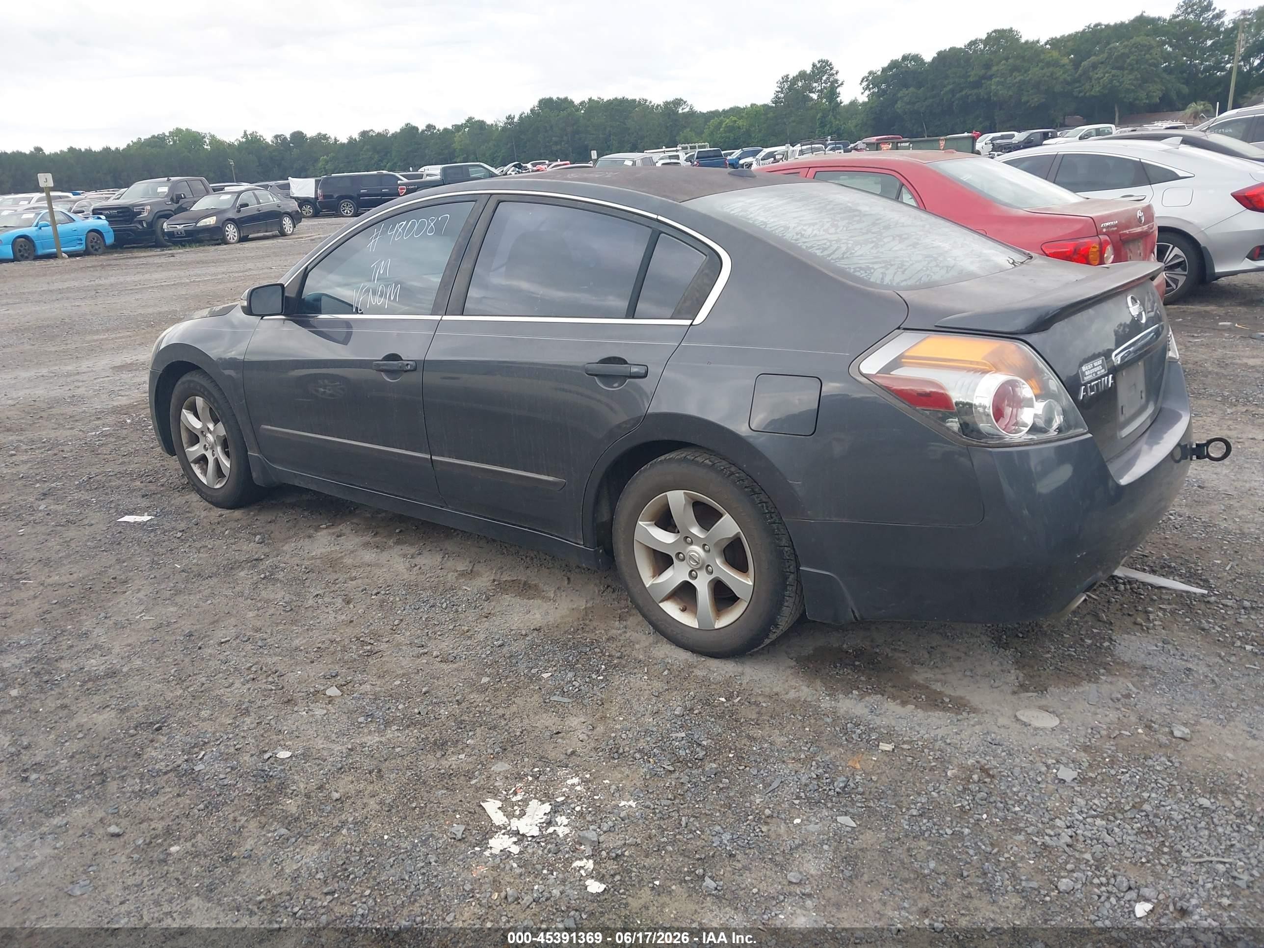2008 Nissan Altima 3.5 Sl Серый vin: 1N4BL21EX8N480087