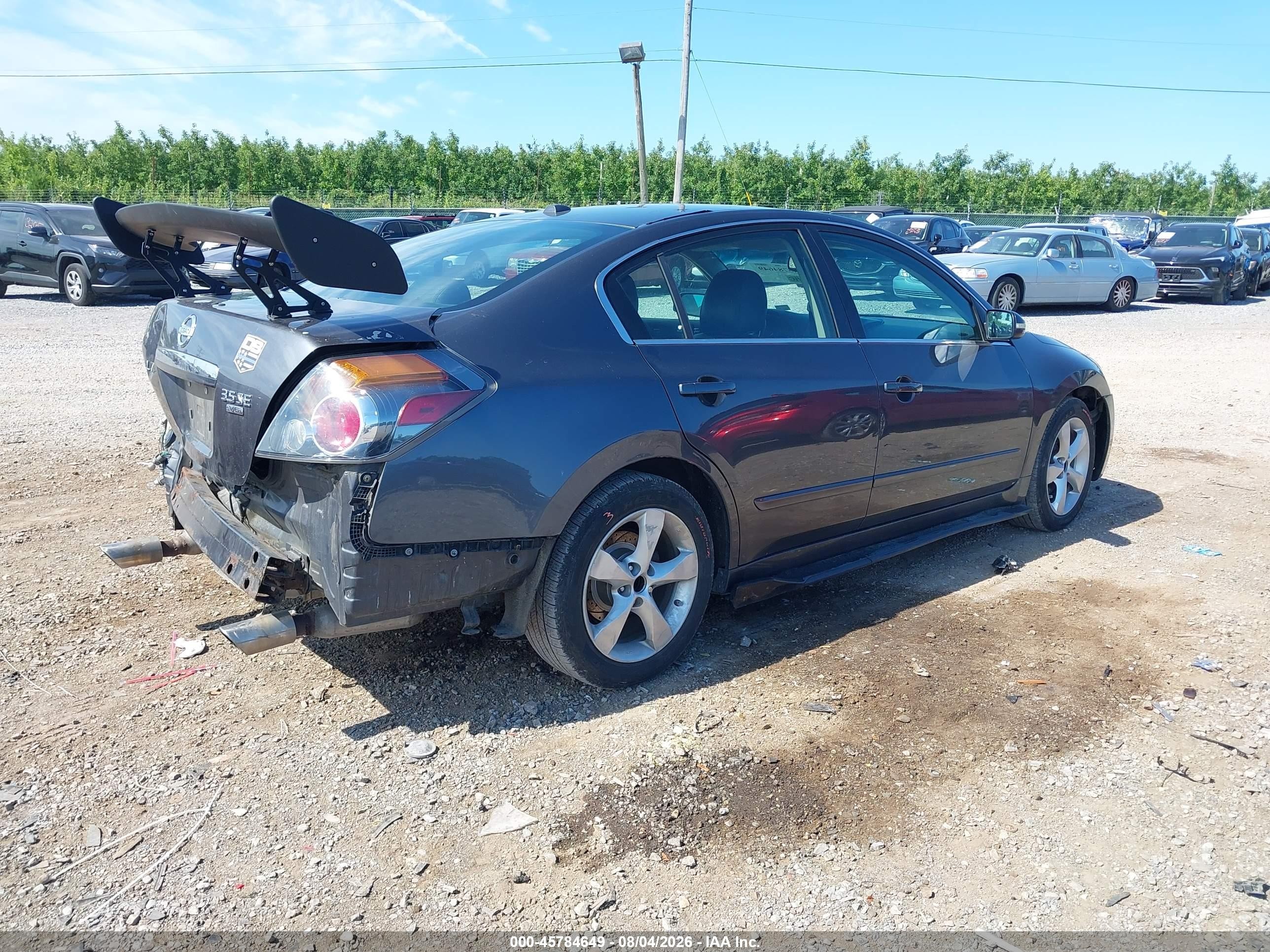 2009 Nissan Altima 3.5 Se Gray vin: 1N4BL21EX9N429562