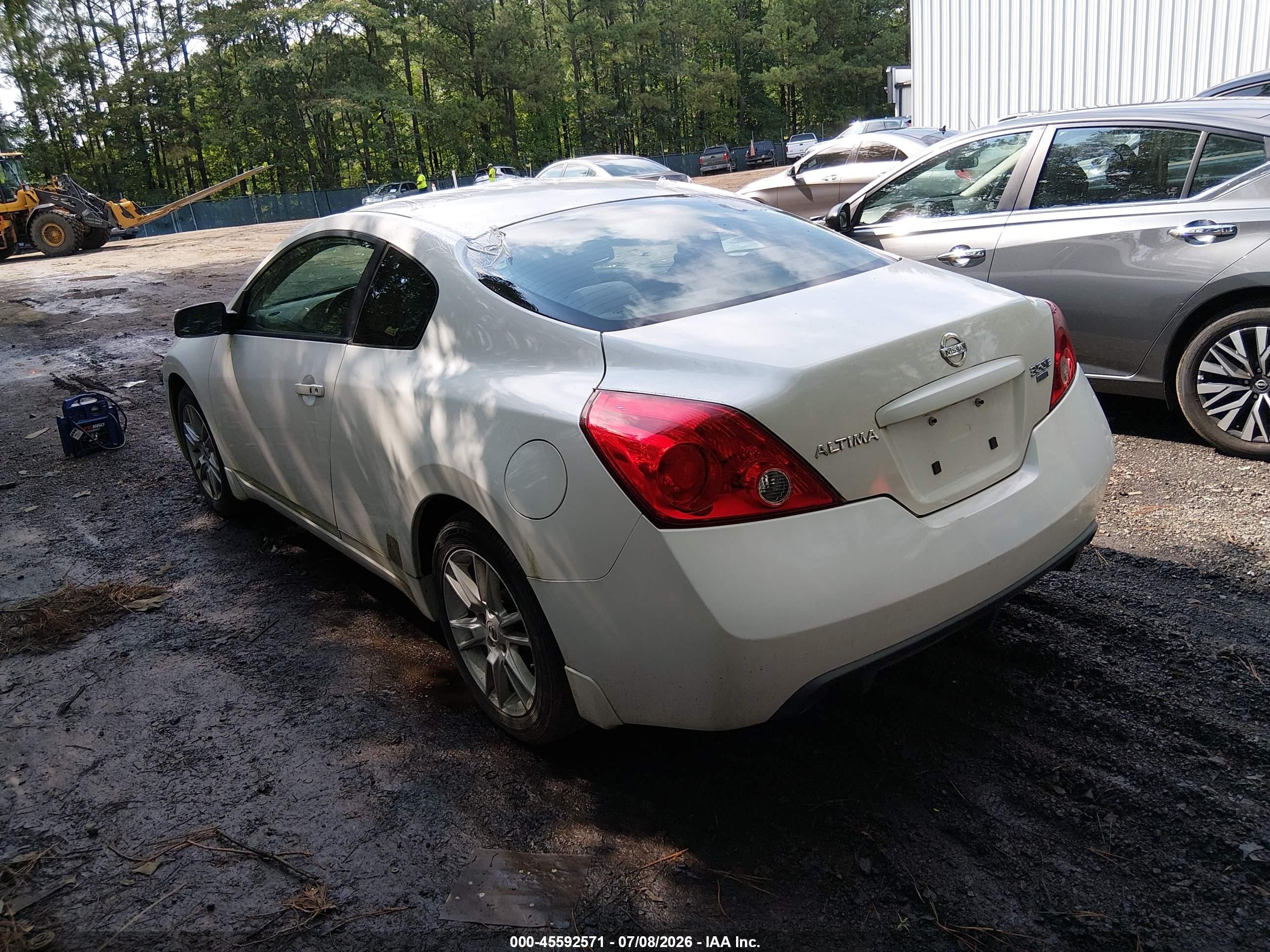 2008 Nissan Altima 3.5 Se Белый vin: 1N4BL24E08C103193