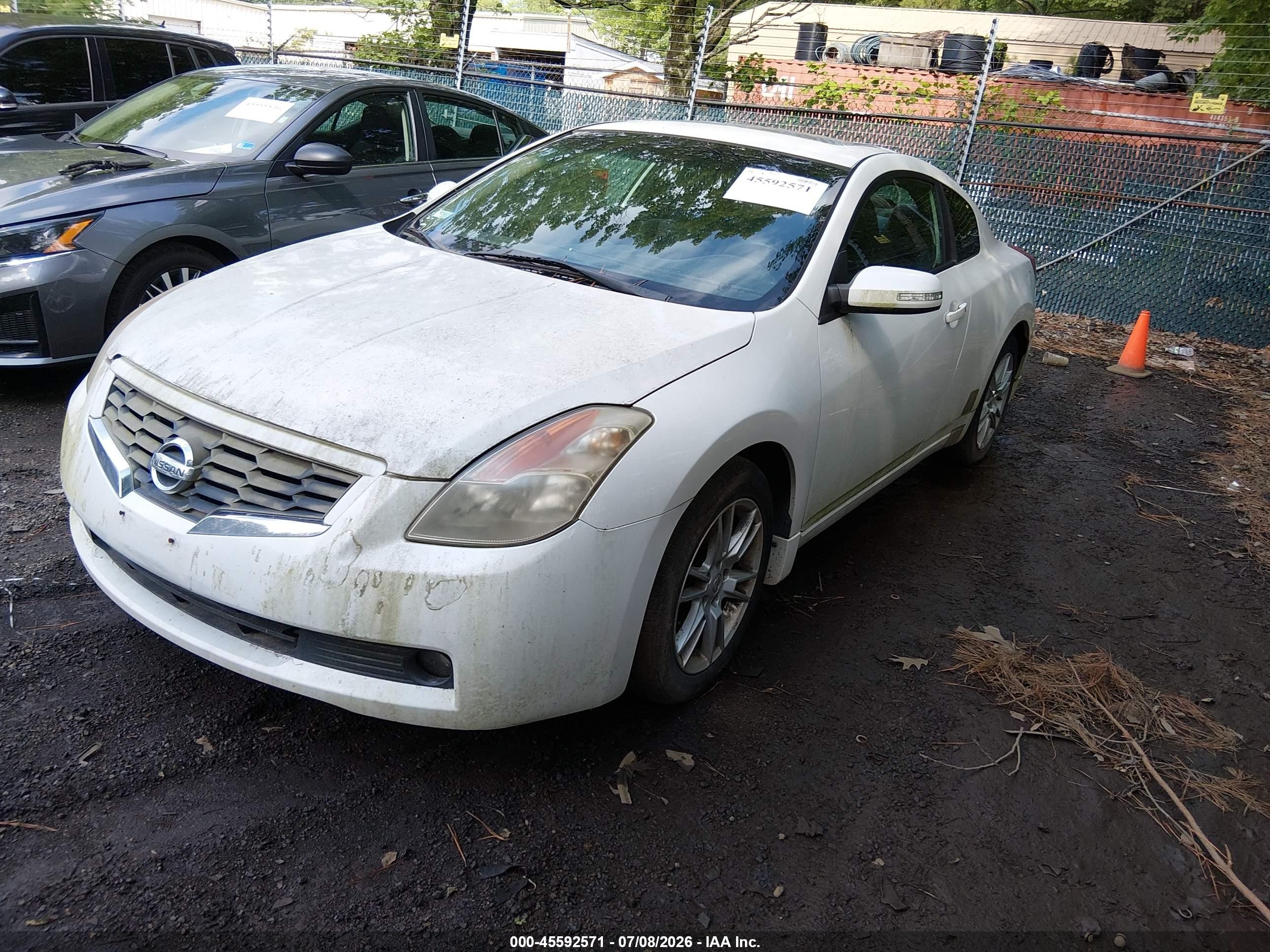 2008 Nissan Altima 3.5 Se Белый vin: 1N4BL24E08C103193