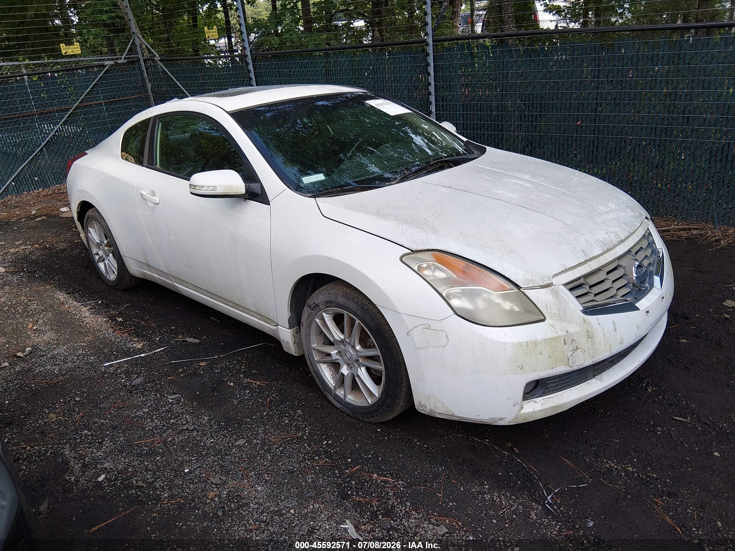 2008 Nissan Altima 3.5 Se White vin: 1N4BL24E08C103193