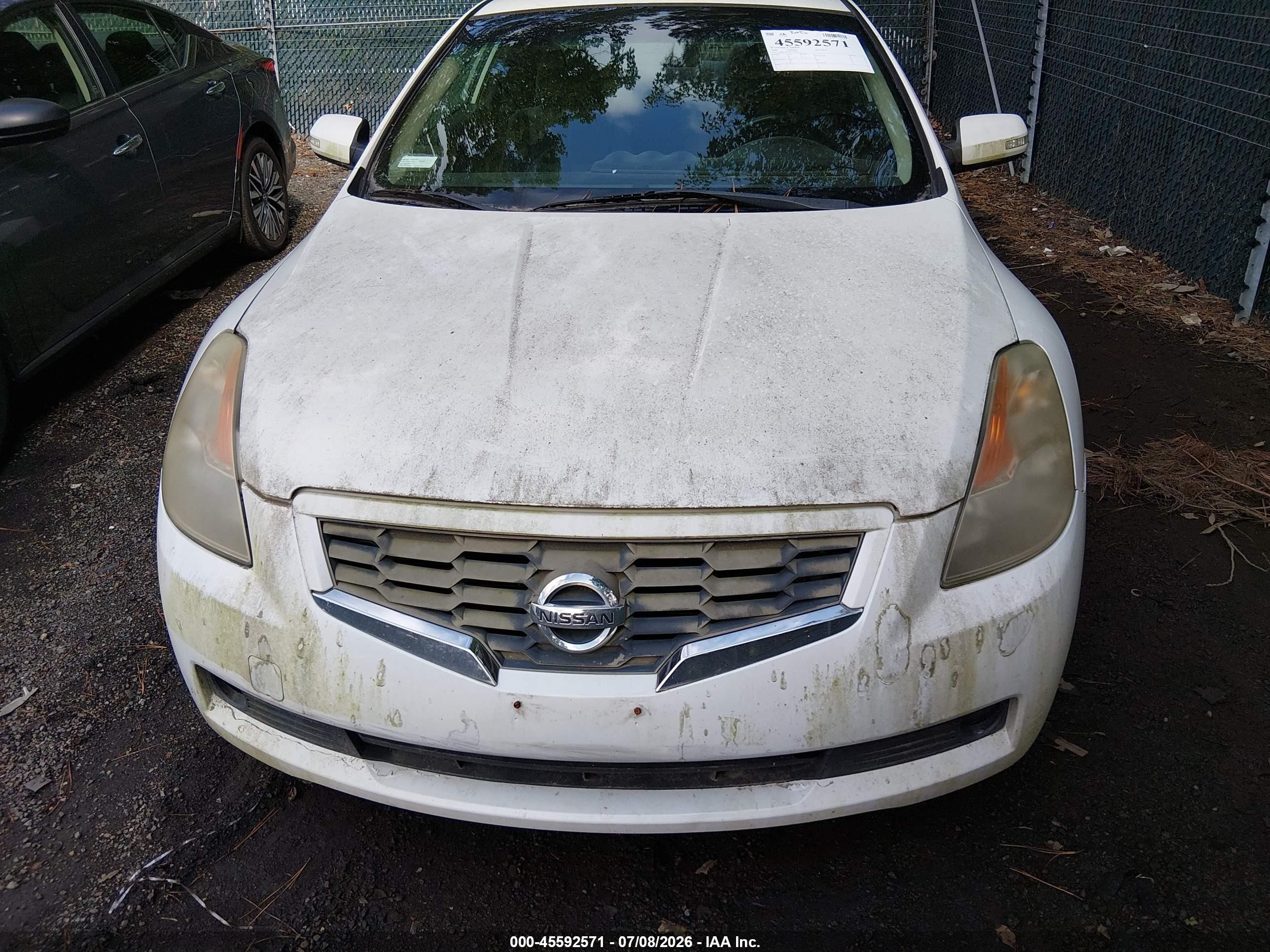 2008 Nissan Altima 3.5 Se Белый vin: 1N4BL24E08C103193