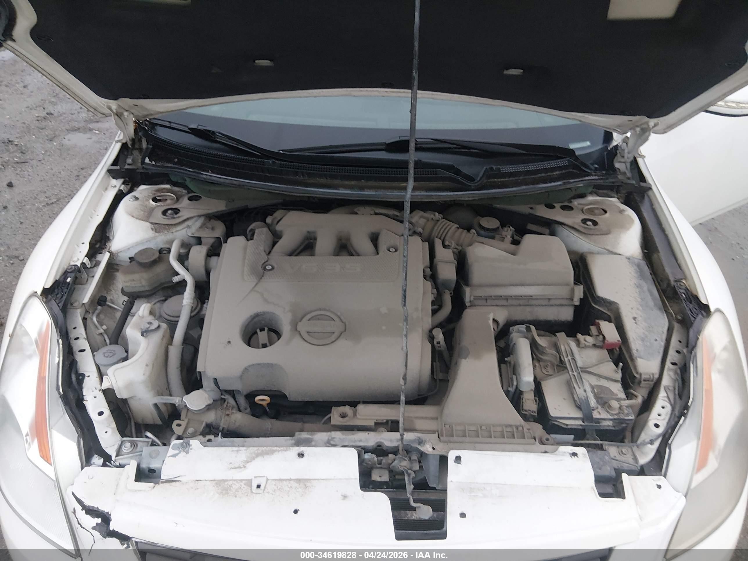 2008 Nissan Altima 3.5 Se White vin: 1N4BL24E08C114548
