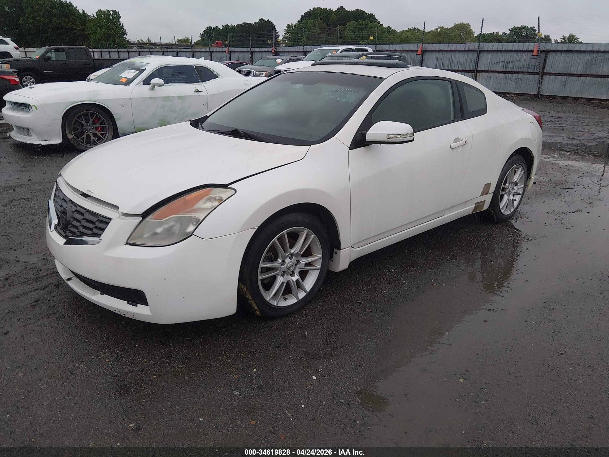 2008 Nissan Altima 3.5 Se White vin: 1N4BL24E08C114548