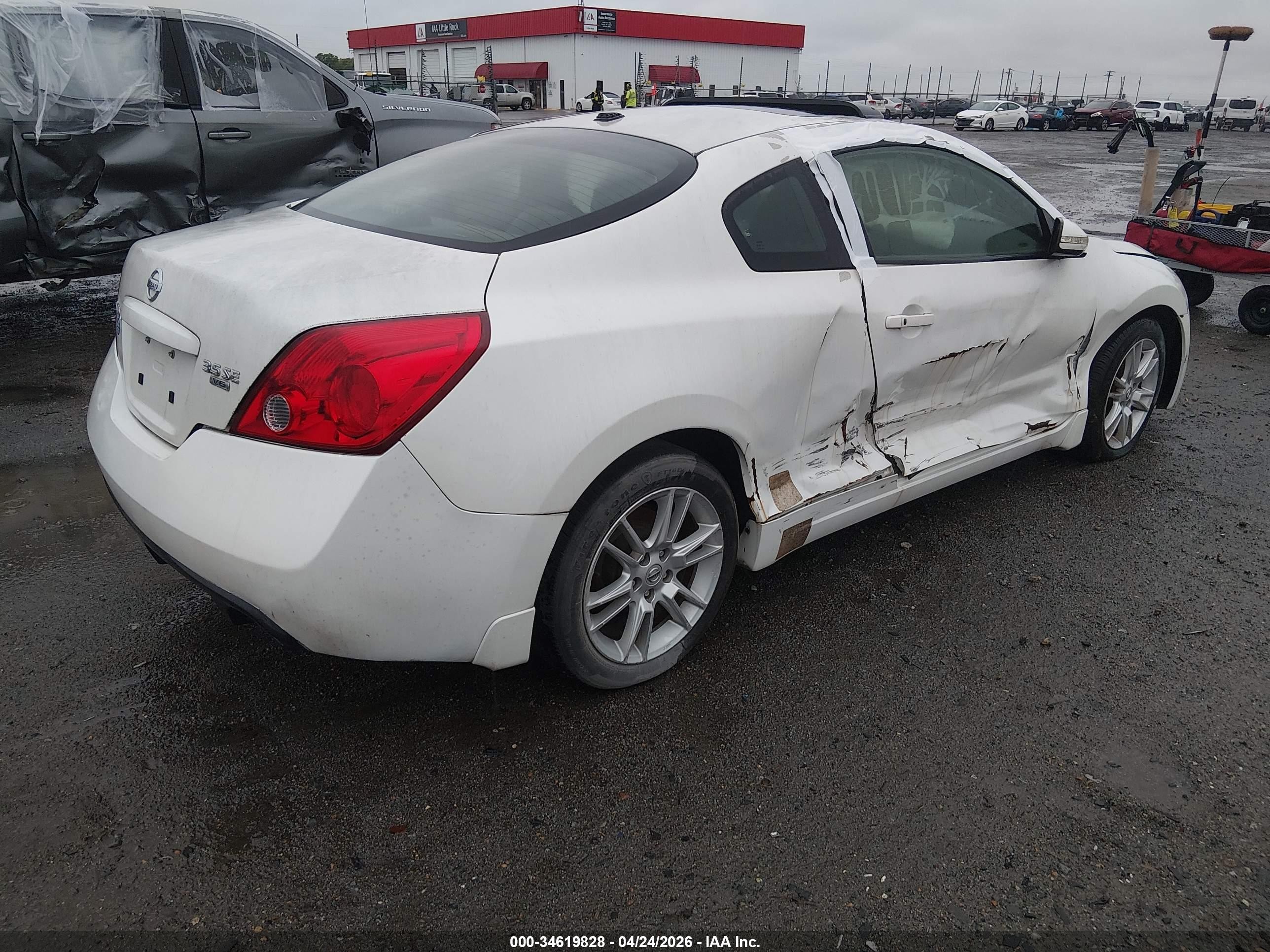 2008 Nissan Altima 3.5 Se White vin: 1N4BL24E08C114548