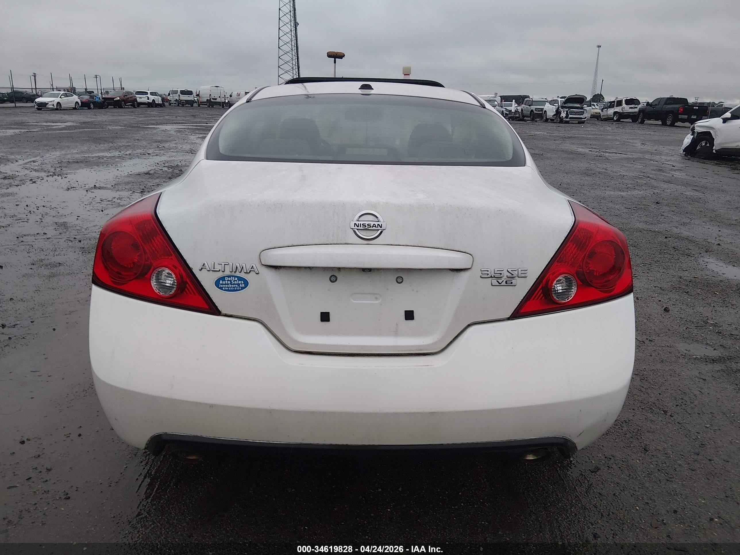 2008 Nissan Altima 3.5 Se White vin: 1N4BL24E08C114548