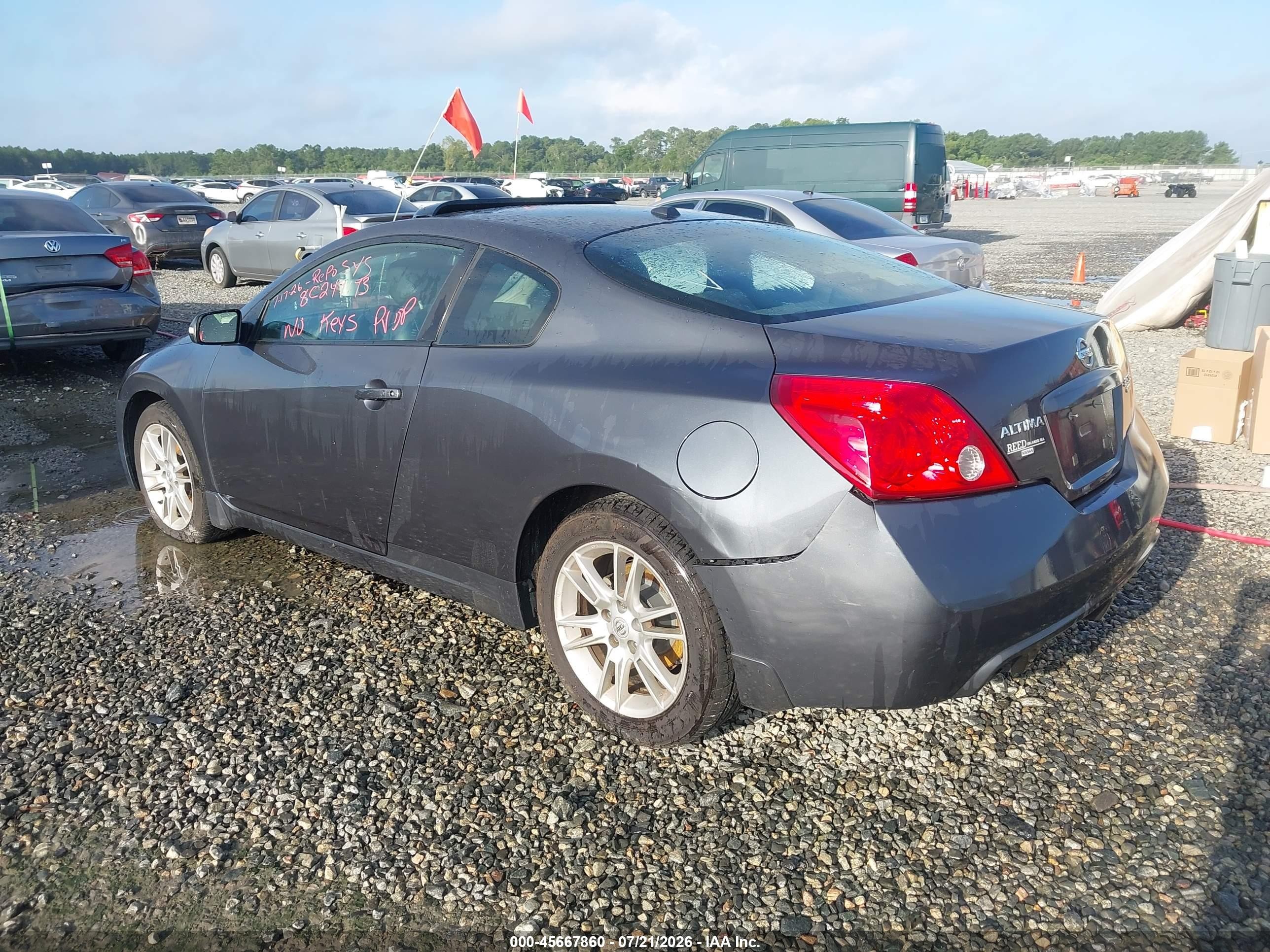 2008 Nissan Altima 3.5 Se Gray vin: 1N4BL24E08C249173