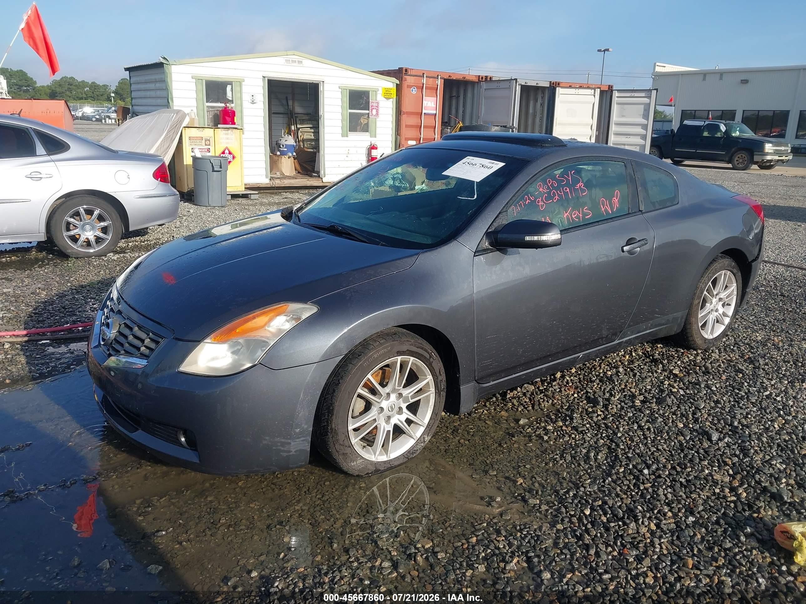 2008 Nissan Altima 3.5 Se Gray vin: 1N4BL24E08C249173