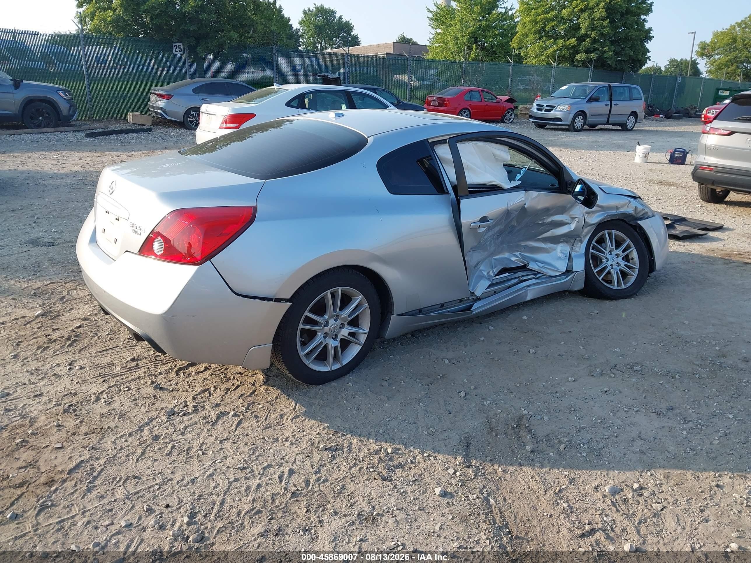 2008 Nissan Altima 3.5 Se Серебряный vin: 1N4BL24E38C100398