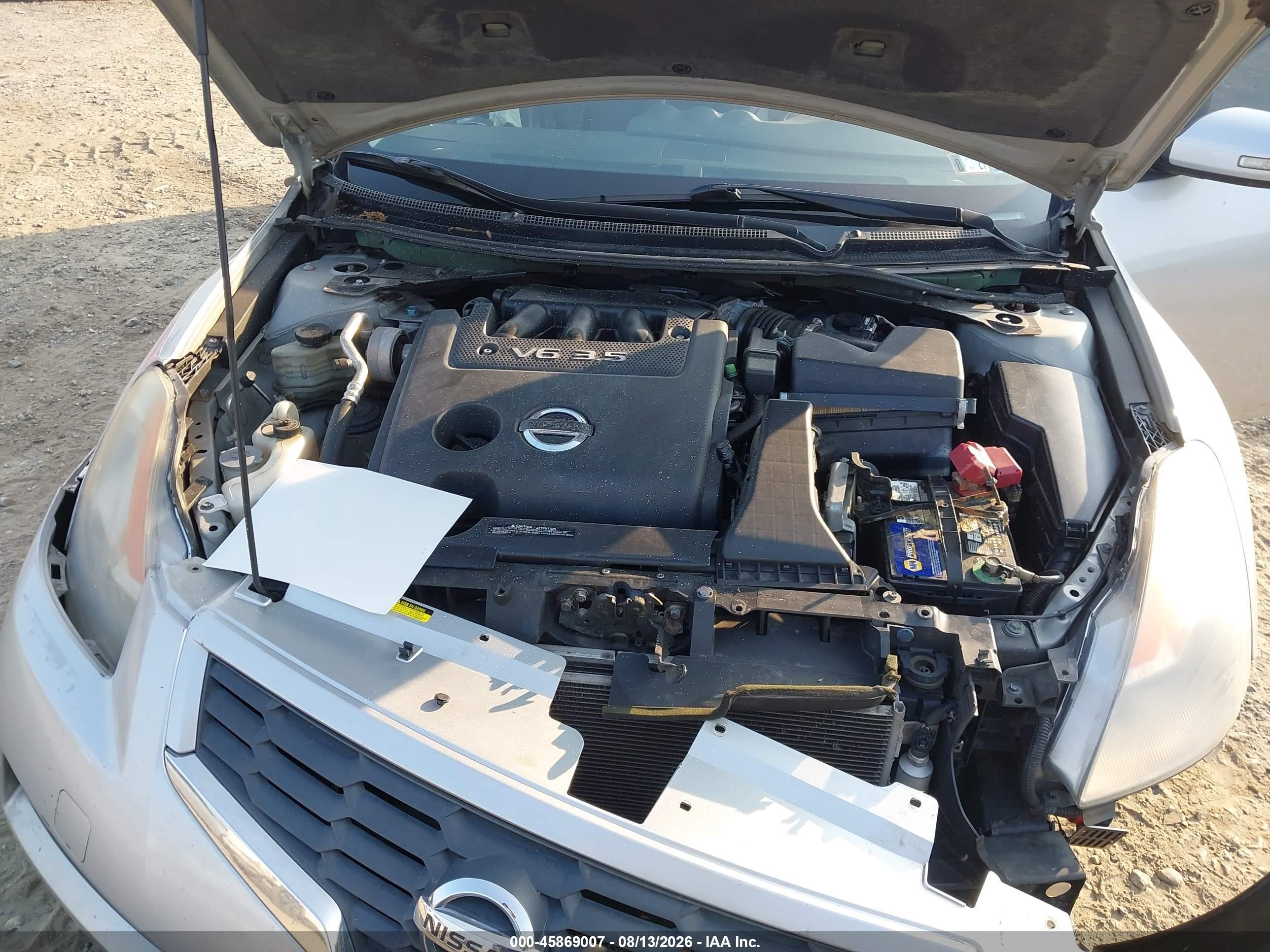 2008 Nissan Altima 3.5 Se Серебряный vin: 1N4BL24E38C100398