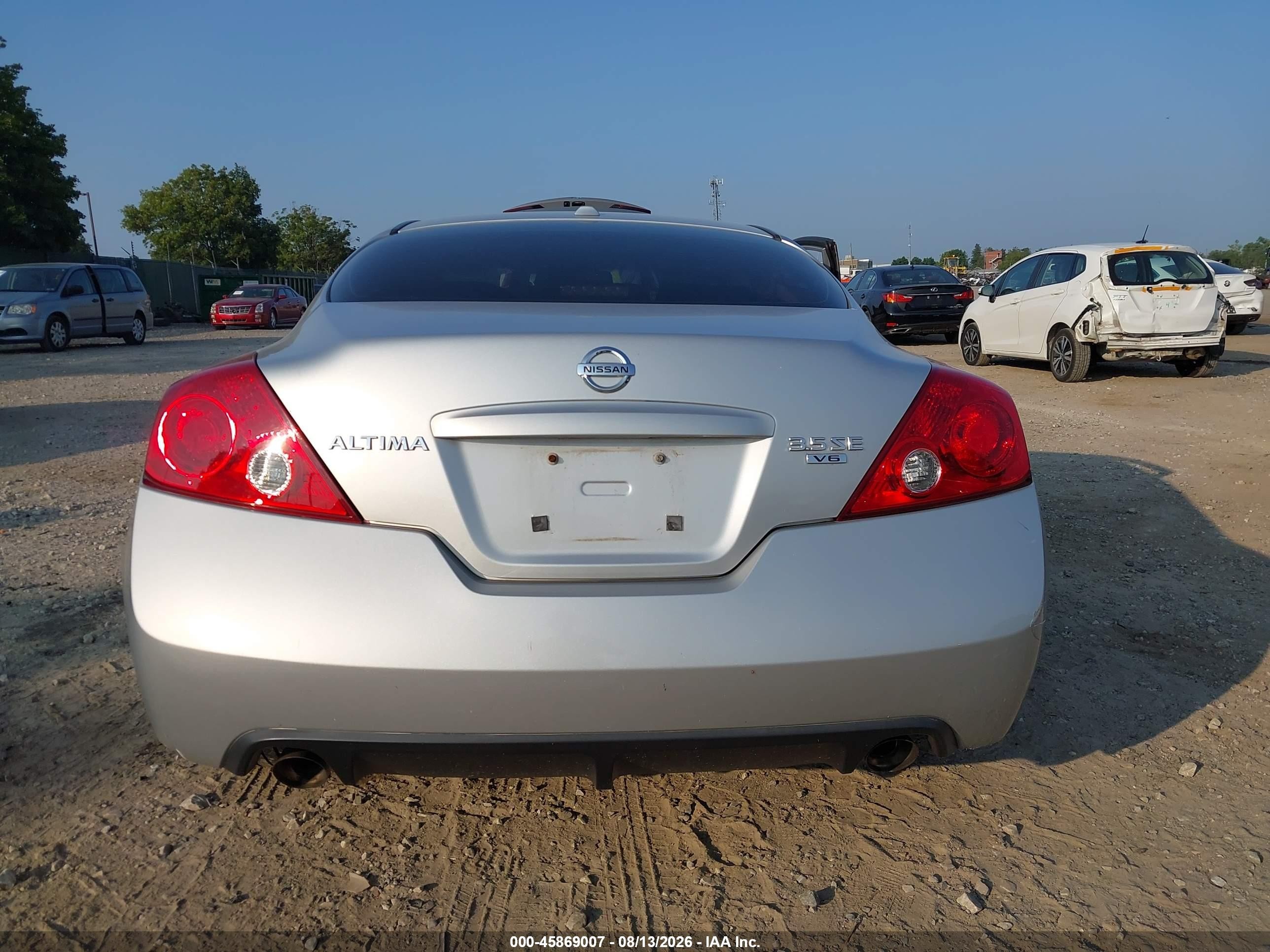 2008 Nissan Altima 3.5 Se Серебряный vin: 1N4BL24E38C100398