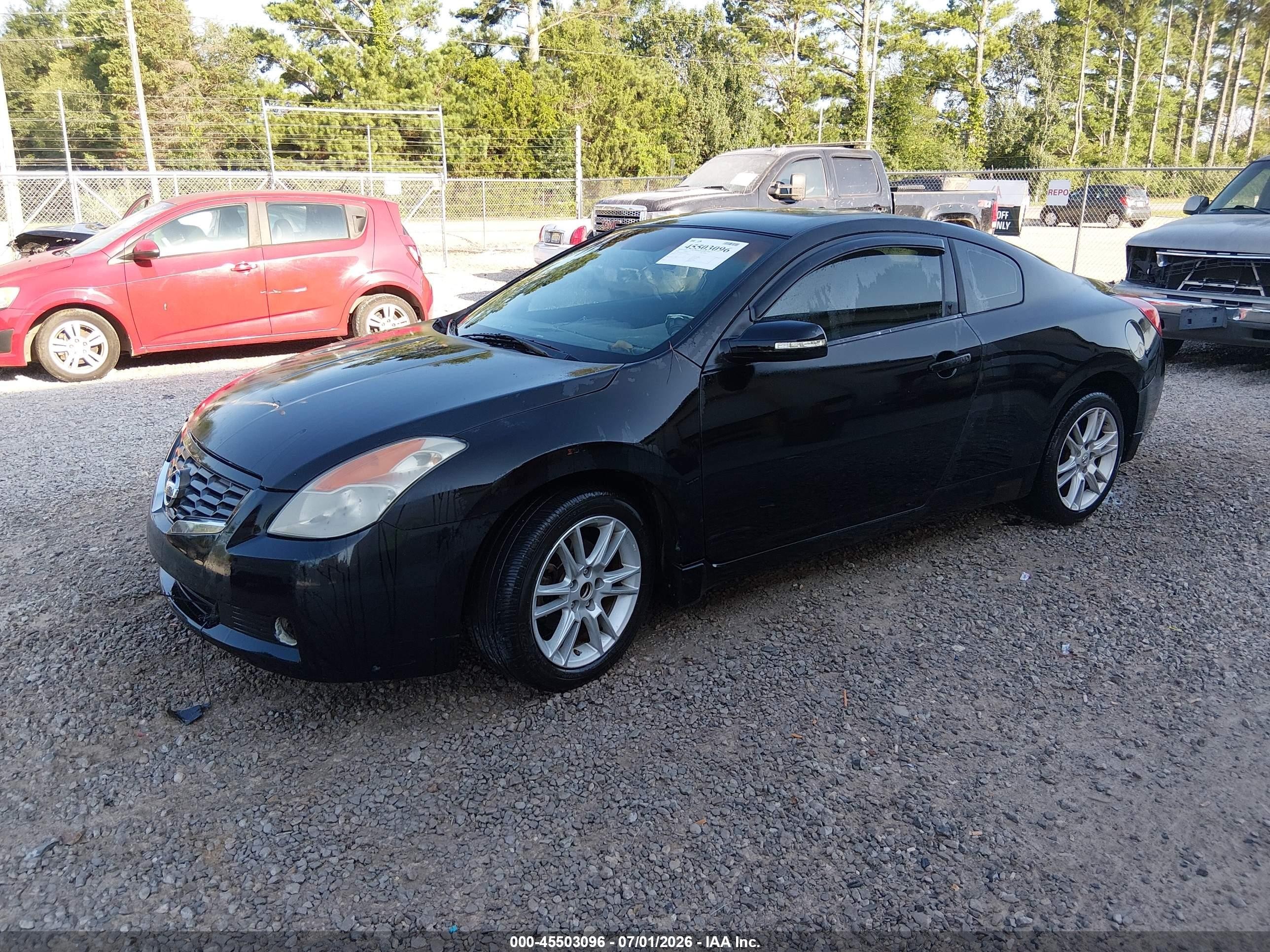 2008 Nissan Altima 3.5 Se Black vin: 1N4BL24E38C100546