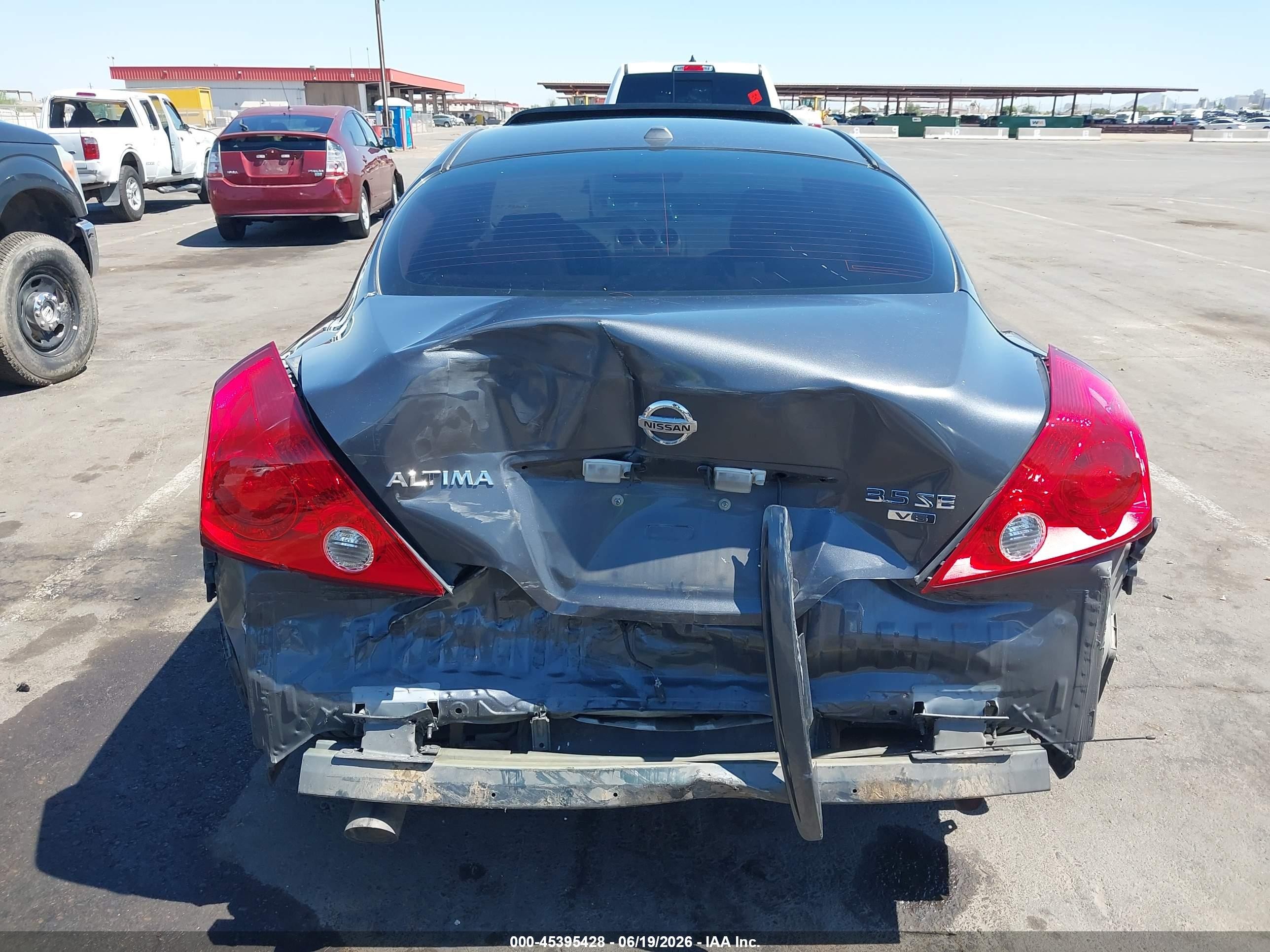 2008 Nissan Altima 3.5 Se Gray vin: 1N4BL24E58C100418
