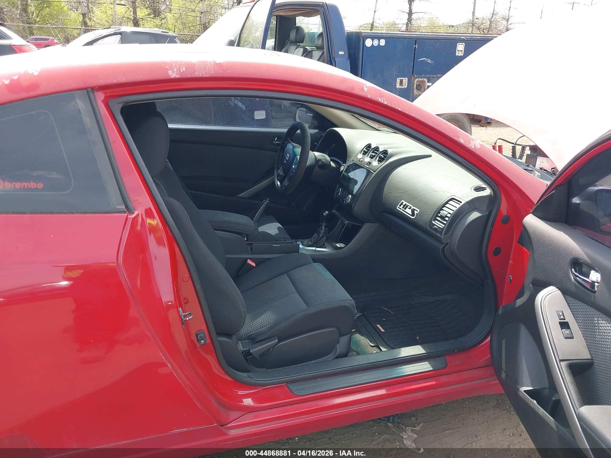 2008 Nissan Altima 3.5 Se Red vin: 1N4BL24E58C101830