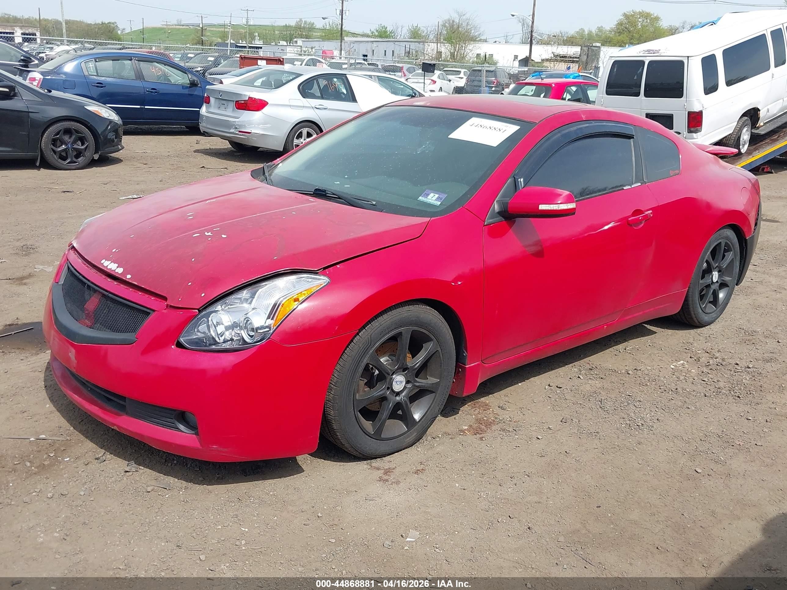 2008 Nissan Altima 3.5 Se Red vin: 1N4BL24E58C101830