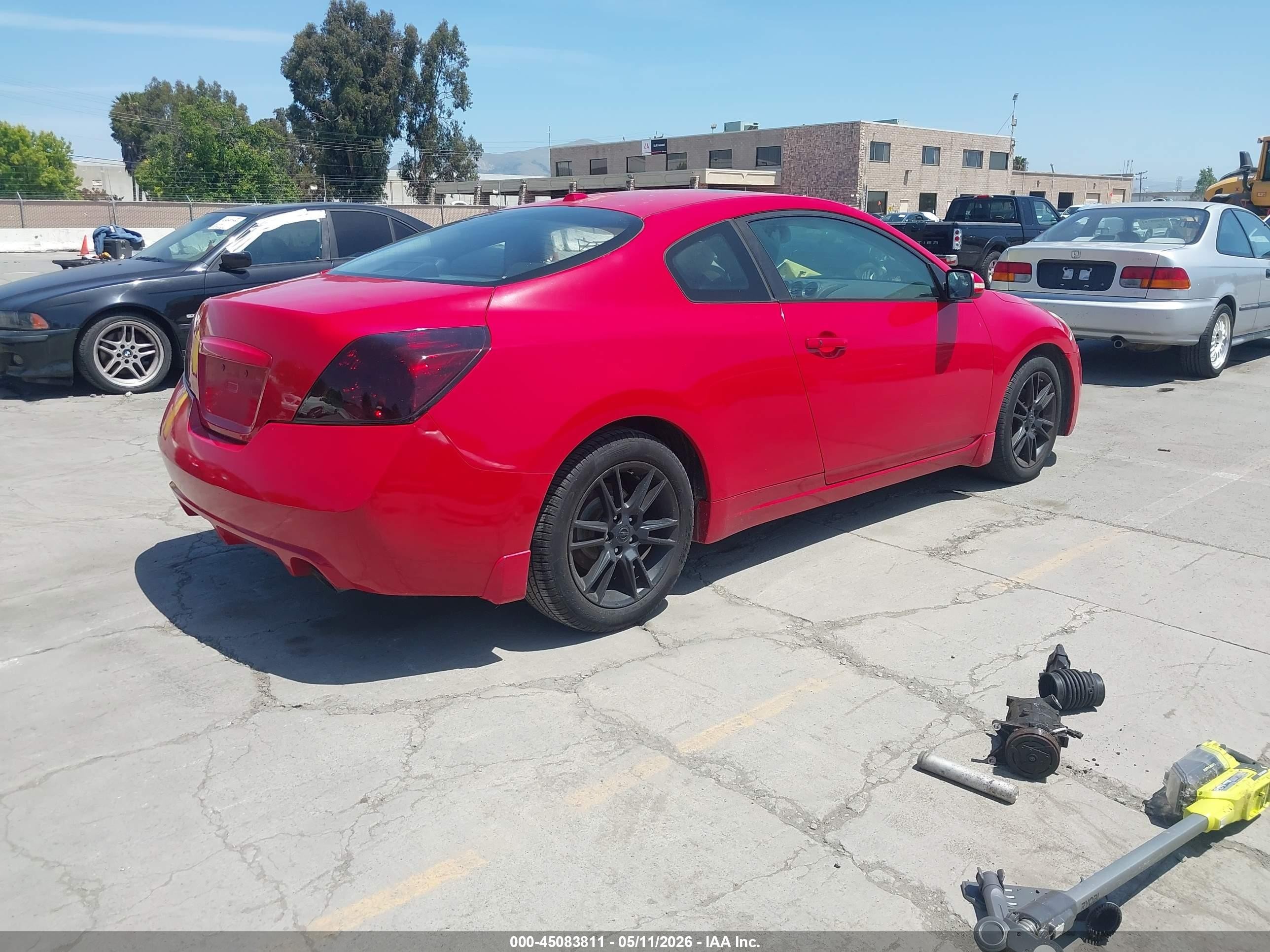 2008 Nissan Altima 3.5 Se Красный vin: 1N4BL24E58C223149