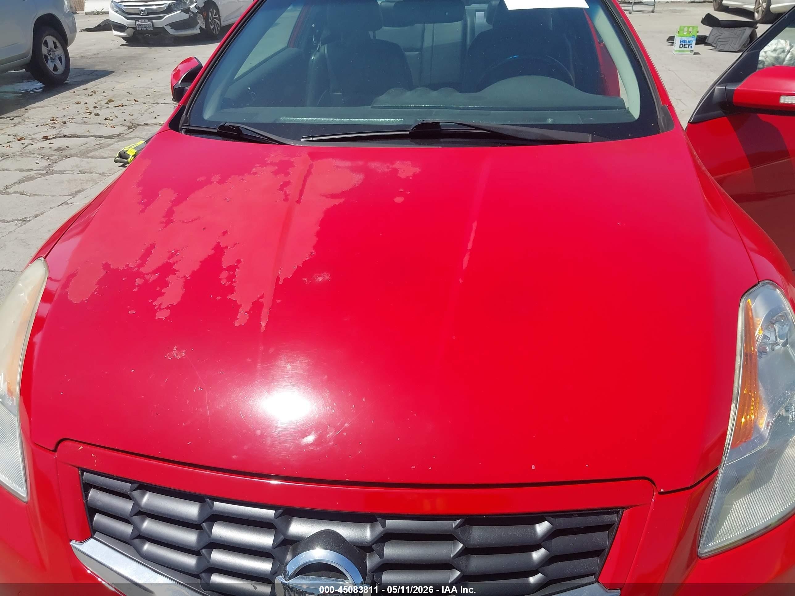 2008 Nissan Altima 3.5 Se Красный vin: 1N4BL24E58C223149