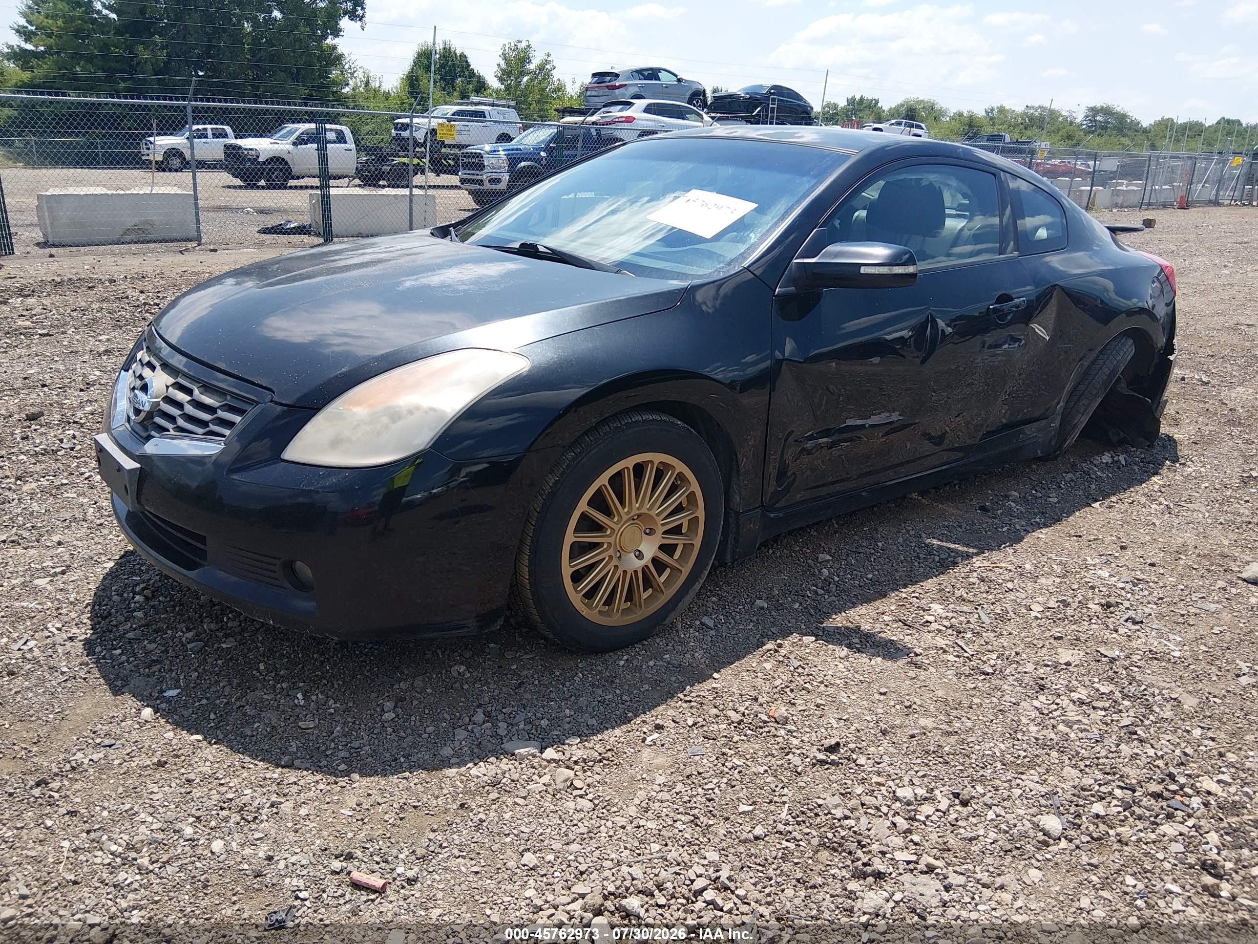 2008 Nissan Altima 3.5 Se Black vin: 1N4BL24EX8C108790