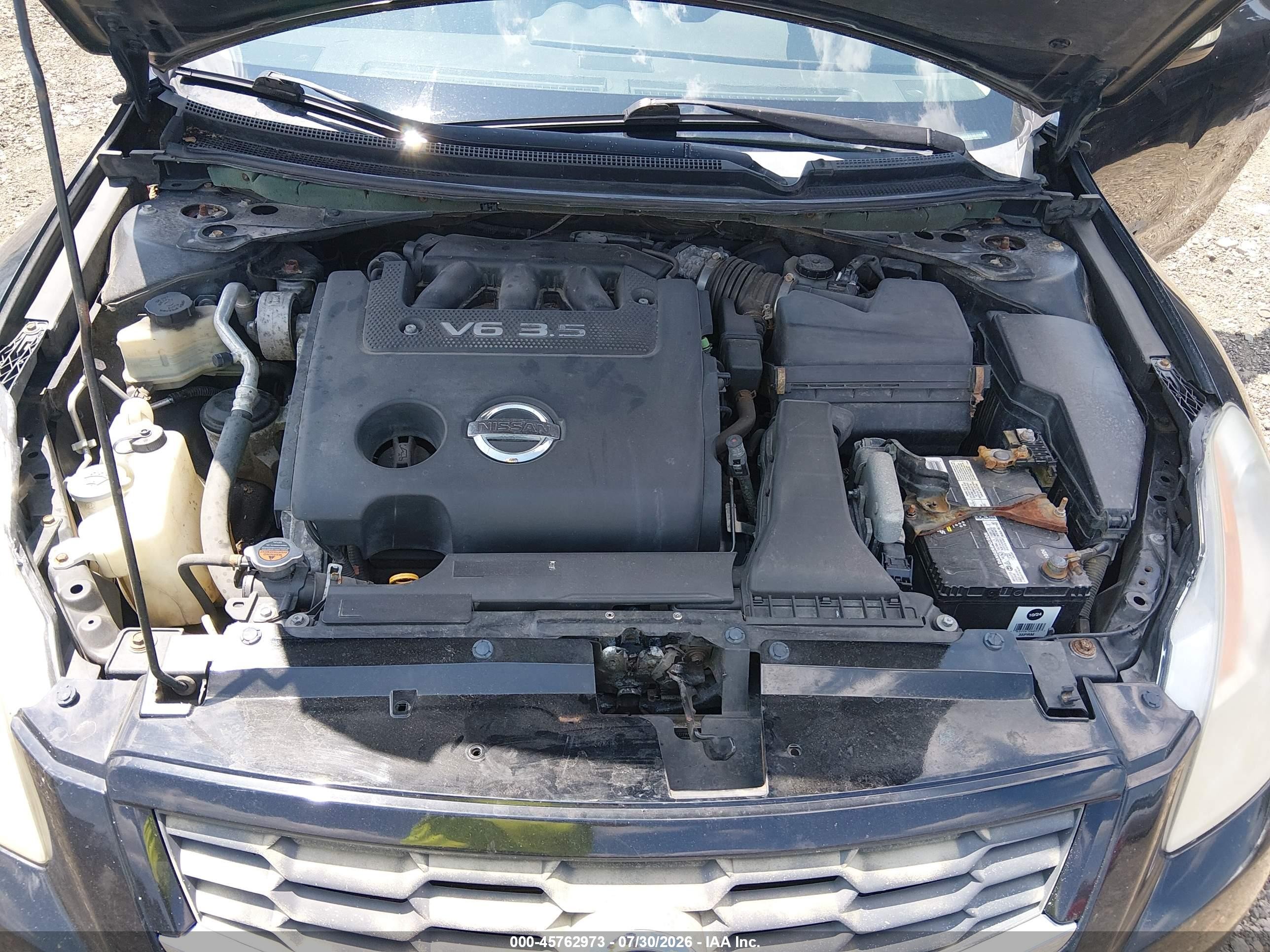 2008 Nissan Altima 3.5 Se Black vin: 1N4BL24EX8C108790