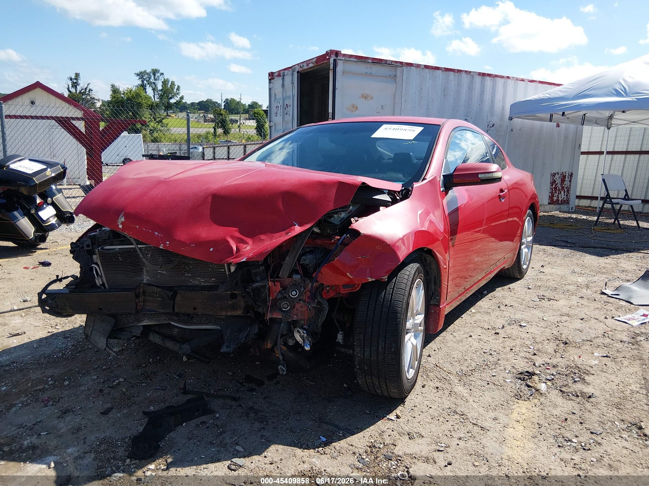 2008 Nissan Altima 3.5 Se Red vin: 1N4BL24EX8C188690
